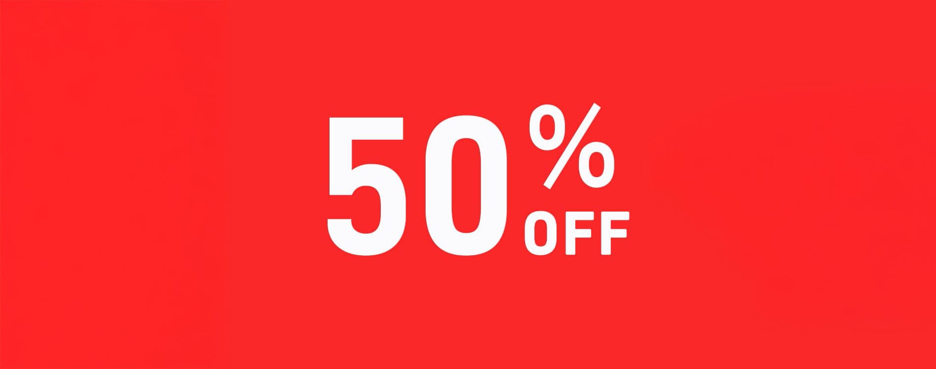 50％OFF