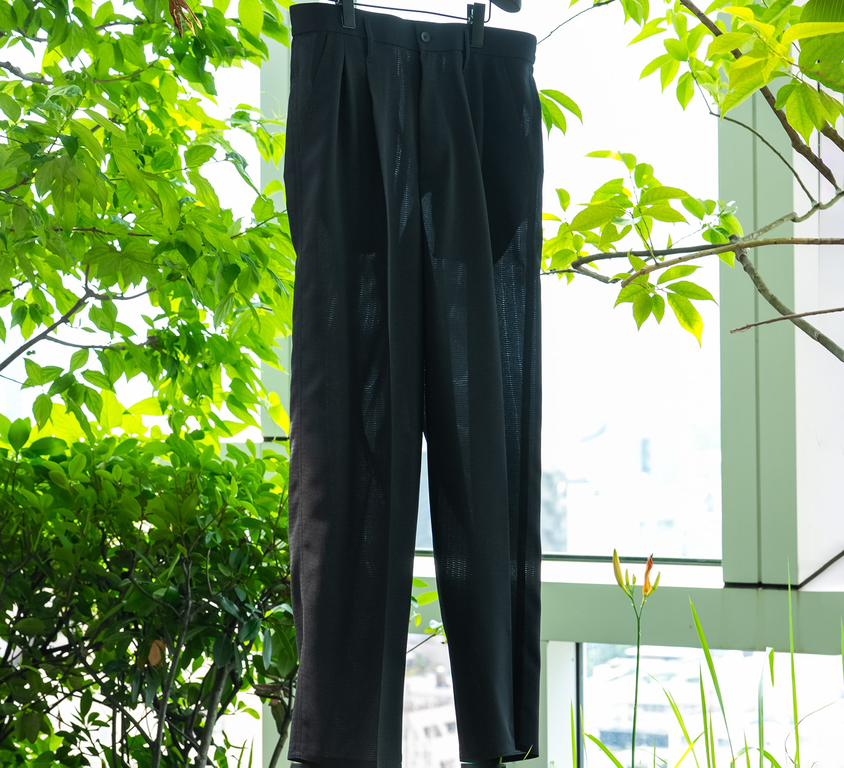 Cool-flex WIDE TROUSERS 1