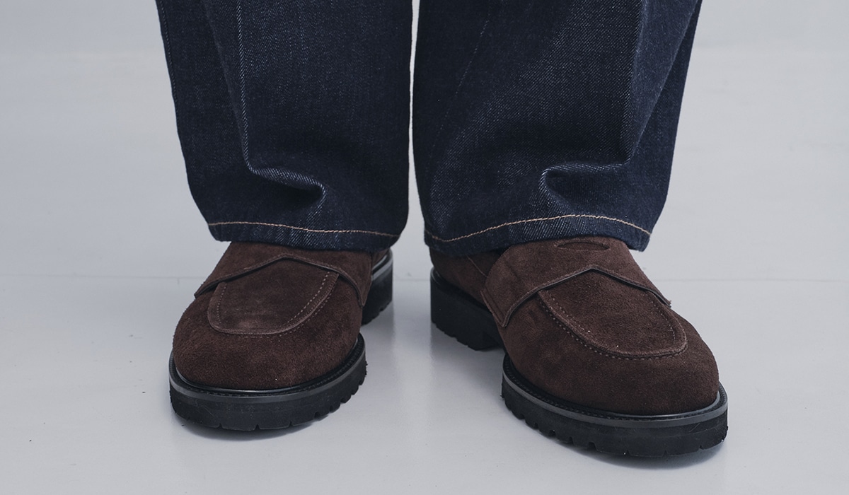 Vibramソール フレンチローファー 全体像