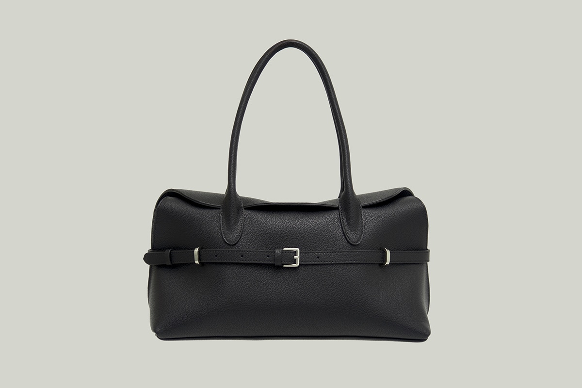 Leather Belted Handbag|本革ハンドバッグ(牛革)