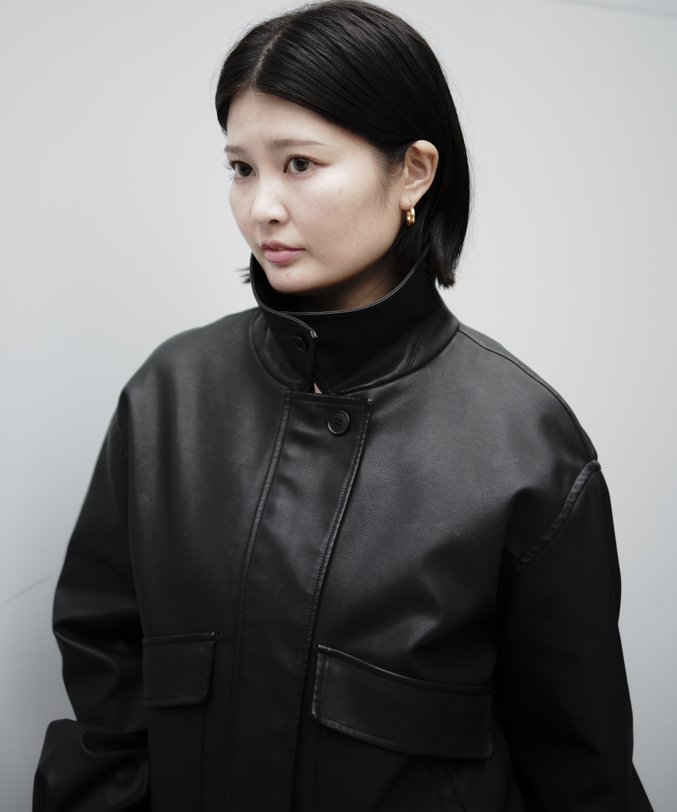 ジップ&ステッチのクローズアップ