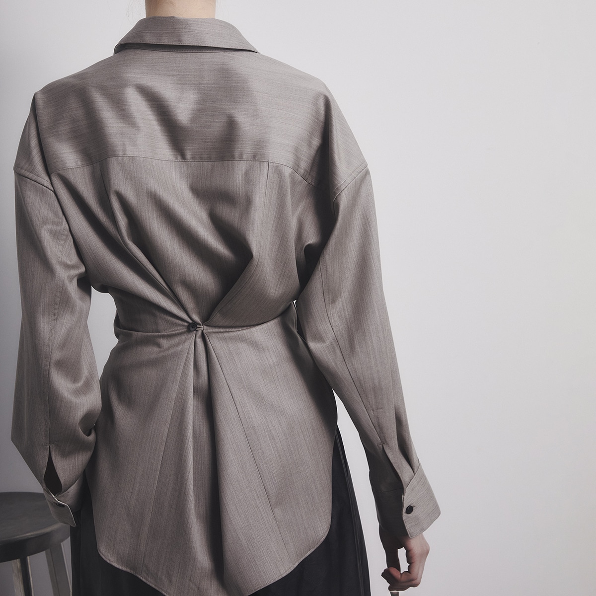 Cashe-coeur 2way Shape Shirt Wool