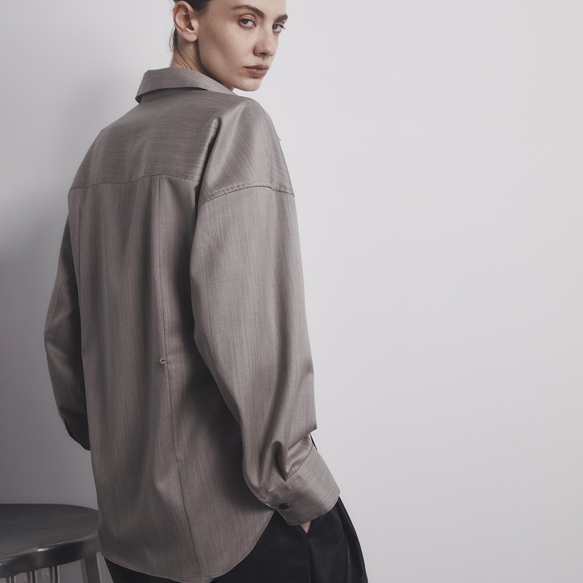 Cashe-coeur 2way Shape Shirt Wool