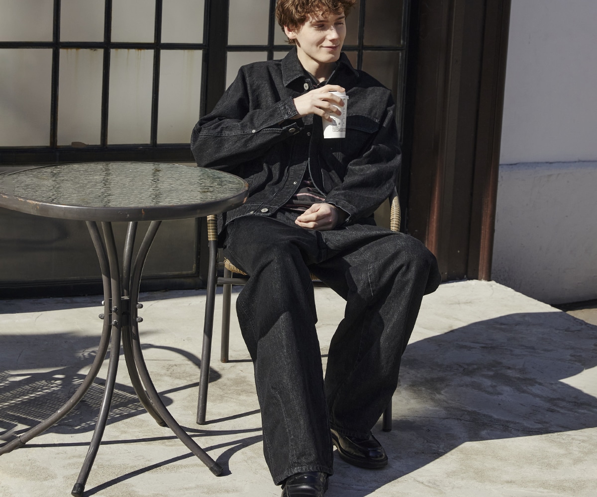 SHIOTA BASIC ベルテッドデニム メイン画像