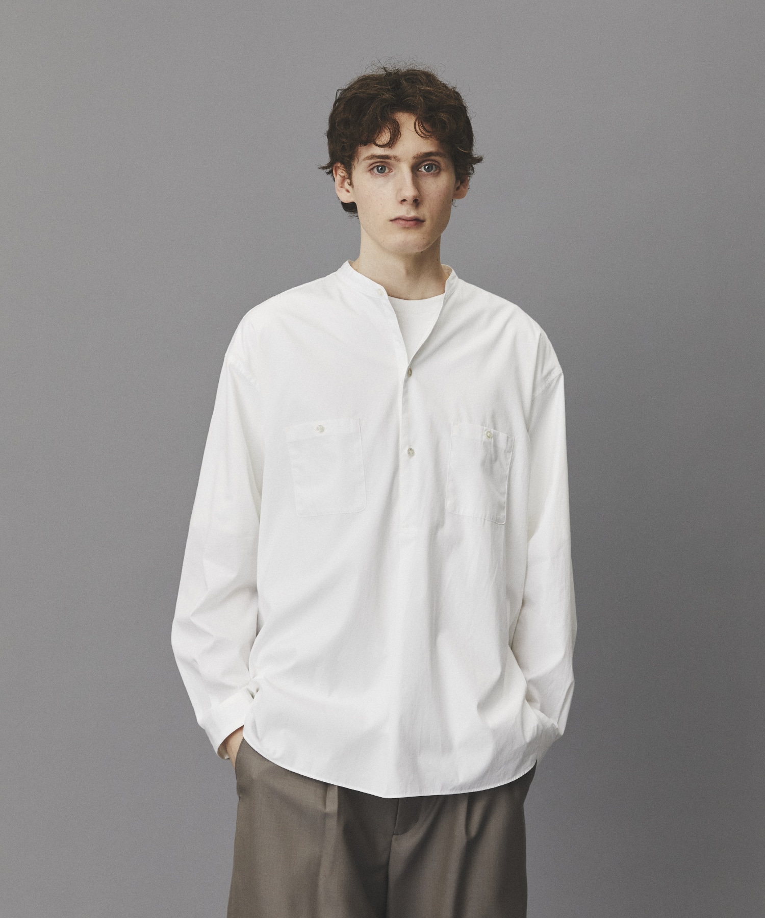 Suvin Giza Band Skipper Shirts