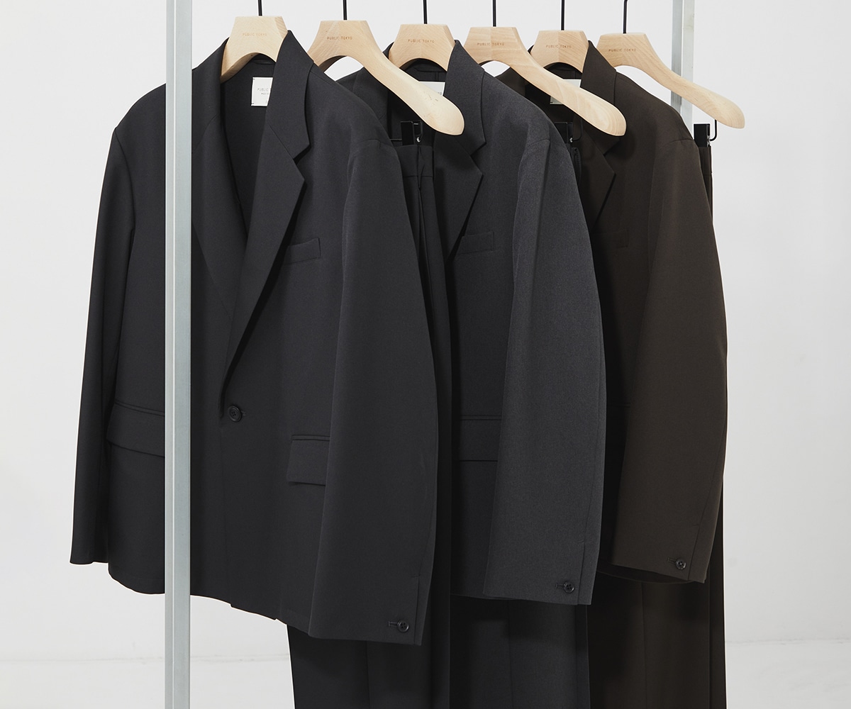 SEA WOOL STRAIGHT SLACKS