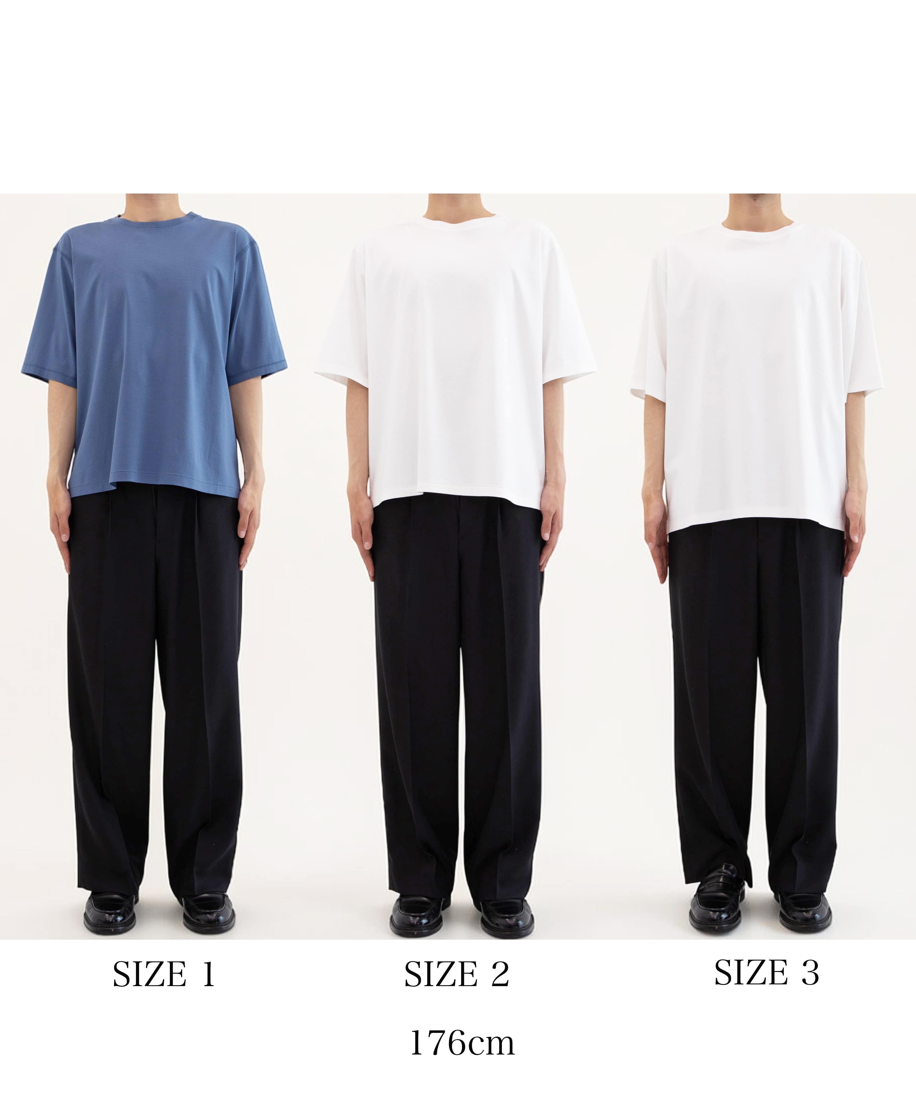 176cm 着用サイズ比較