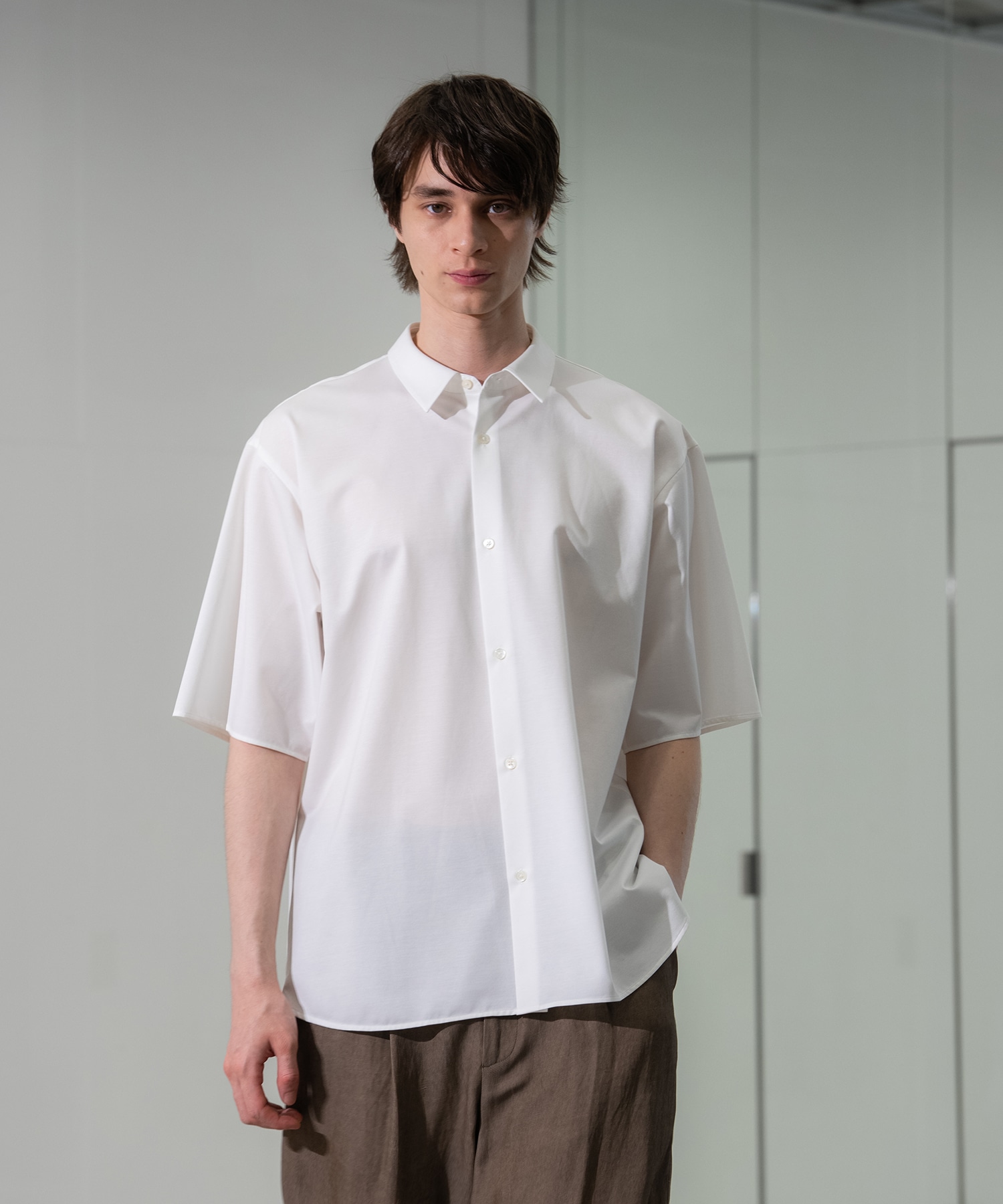 KANEMASA KNIT S/Sシャツ