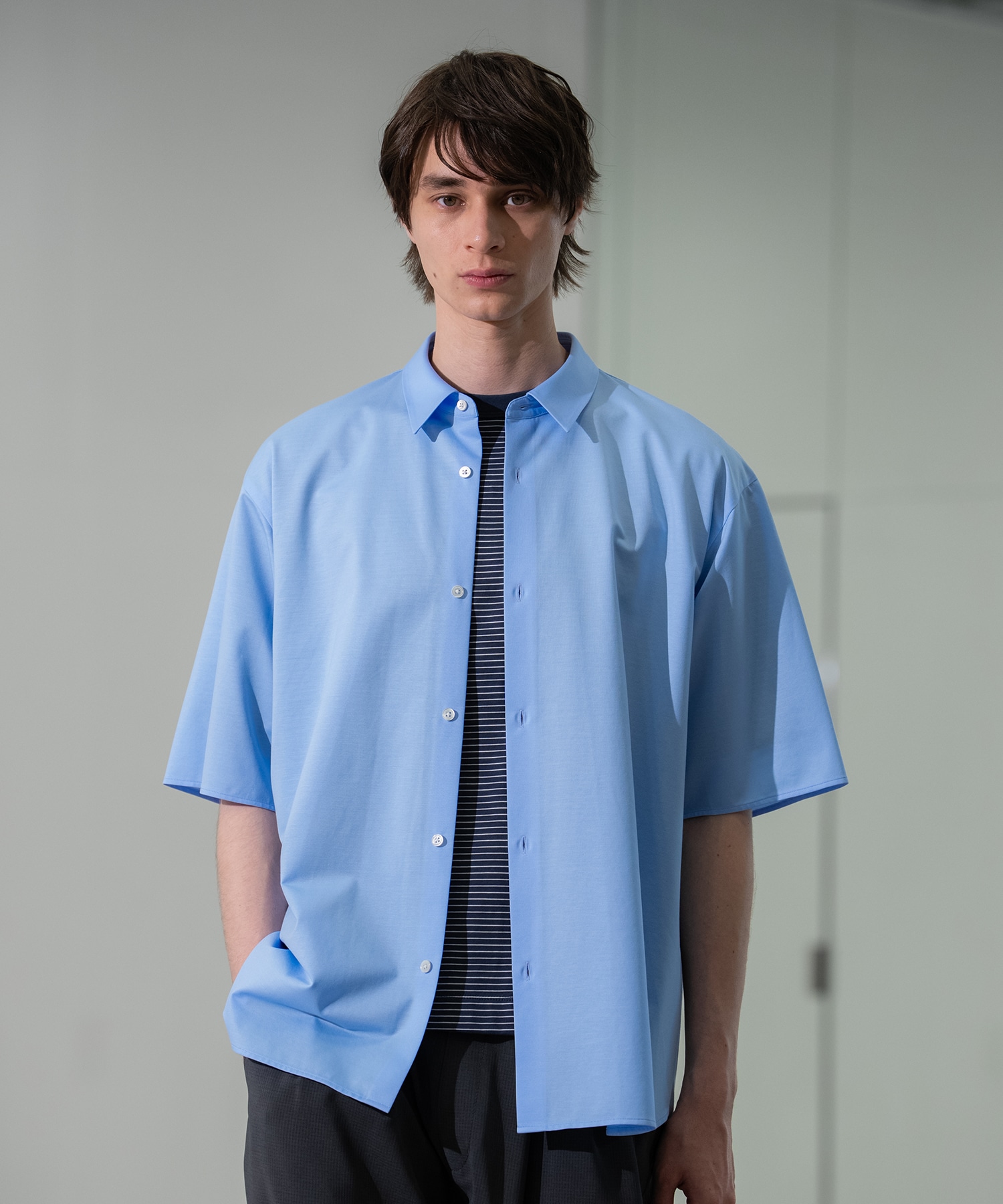 KANEMASA KNIT S/Sシャツ
