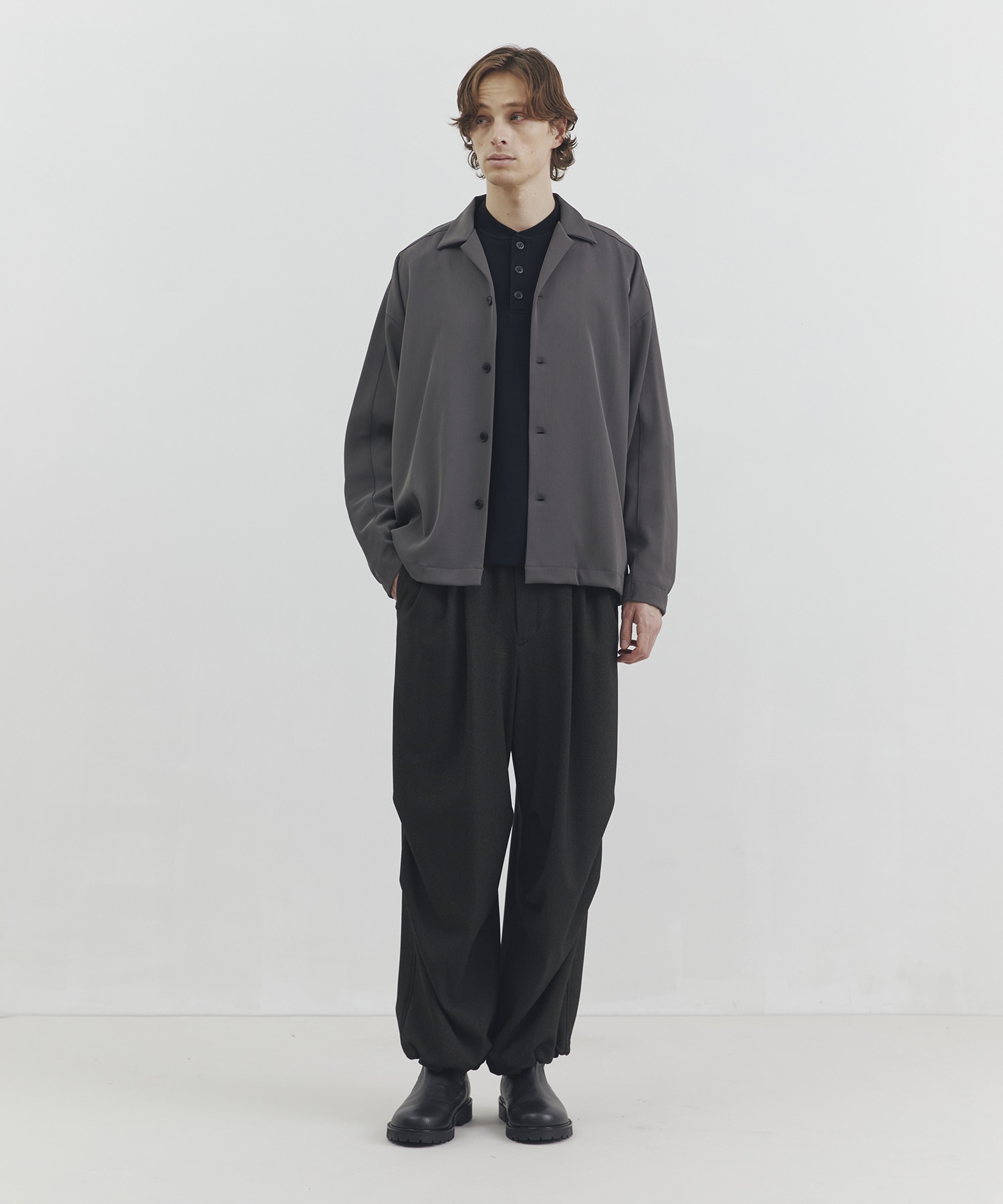 High Count Twillシャツカーディガン