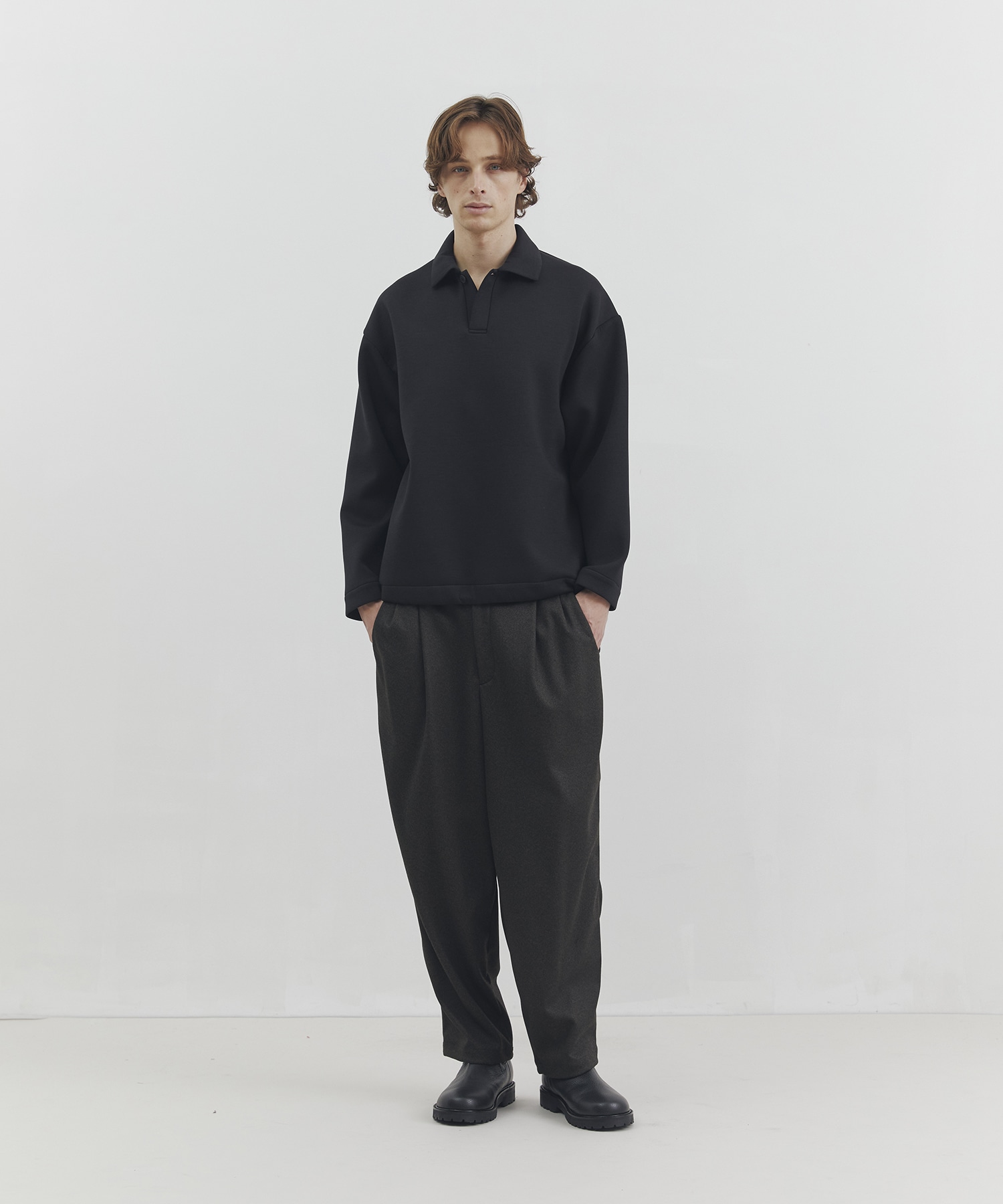 Multi-relax スキッパーポロシャツ