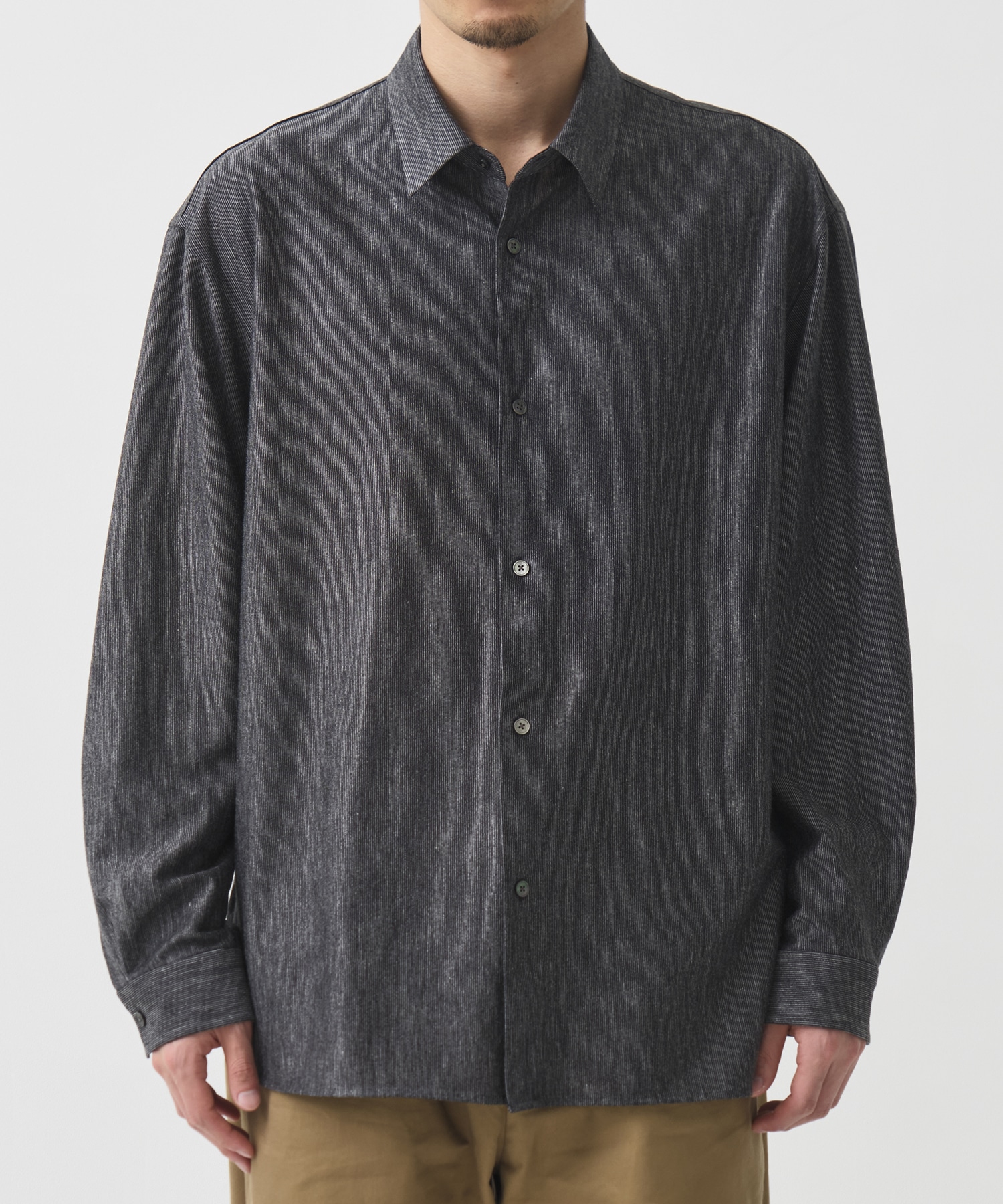 ＜WEB限定＞KANEMASA KNITマルチファブリックシャツ