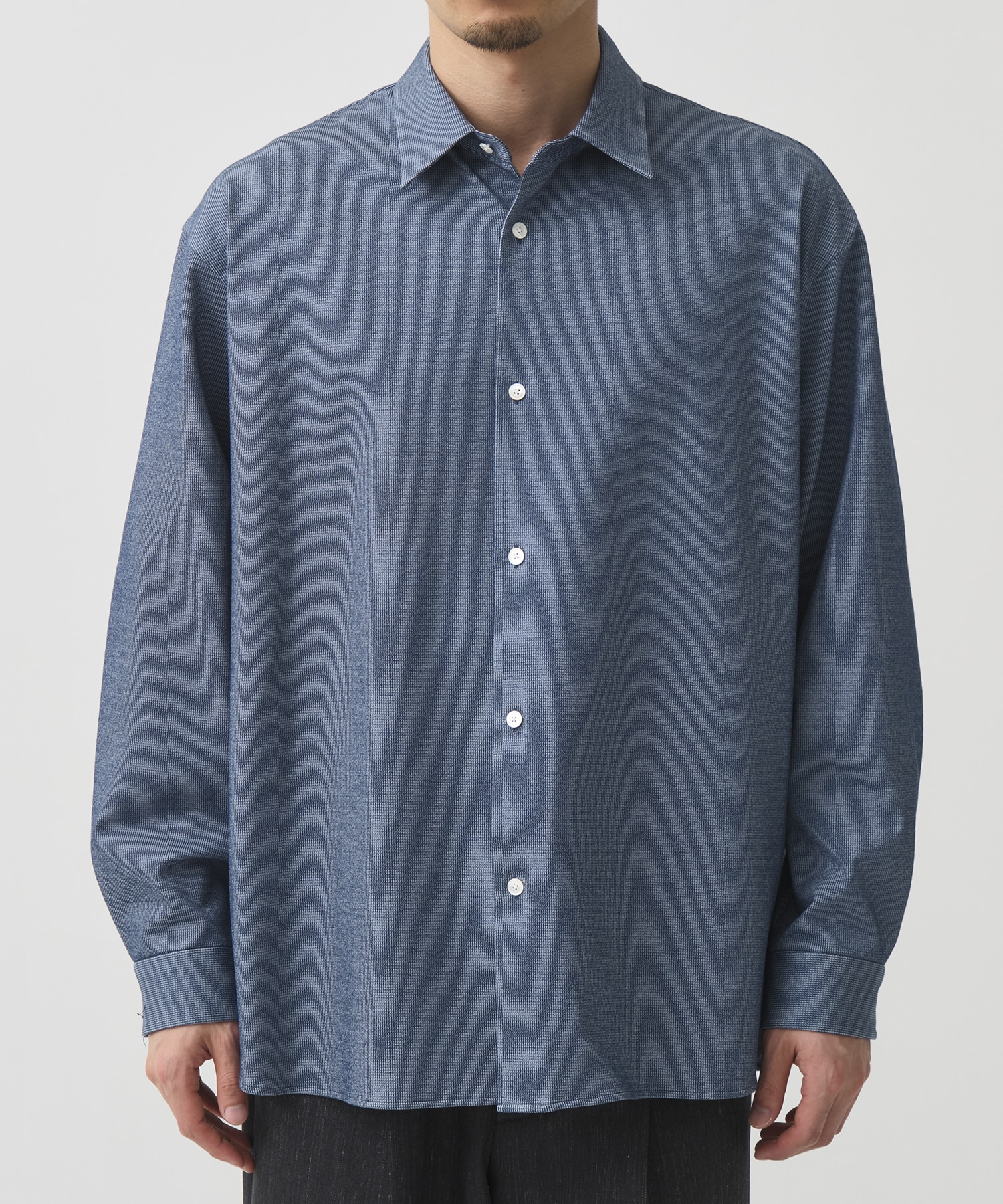 ＜WEB限定＞KANEMASA KNITマルチファブリックシャツ