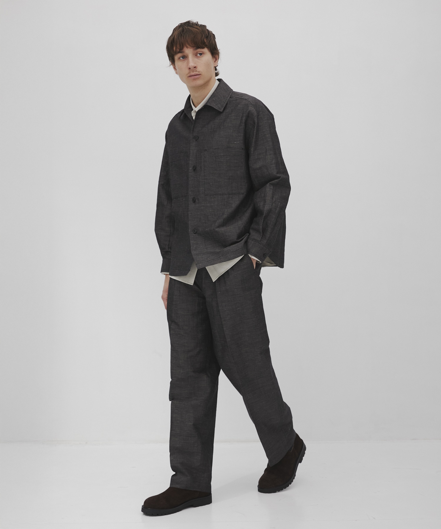 Hemp linen トラウザーズ