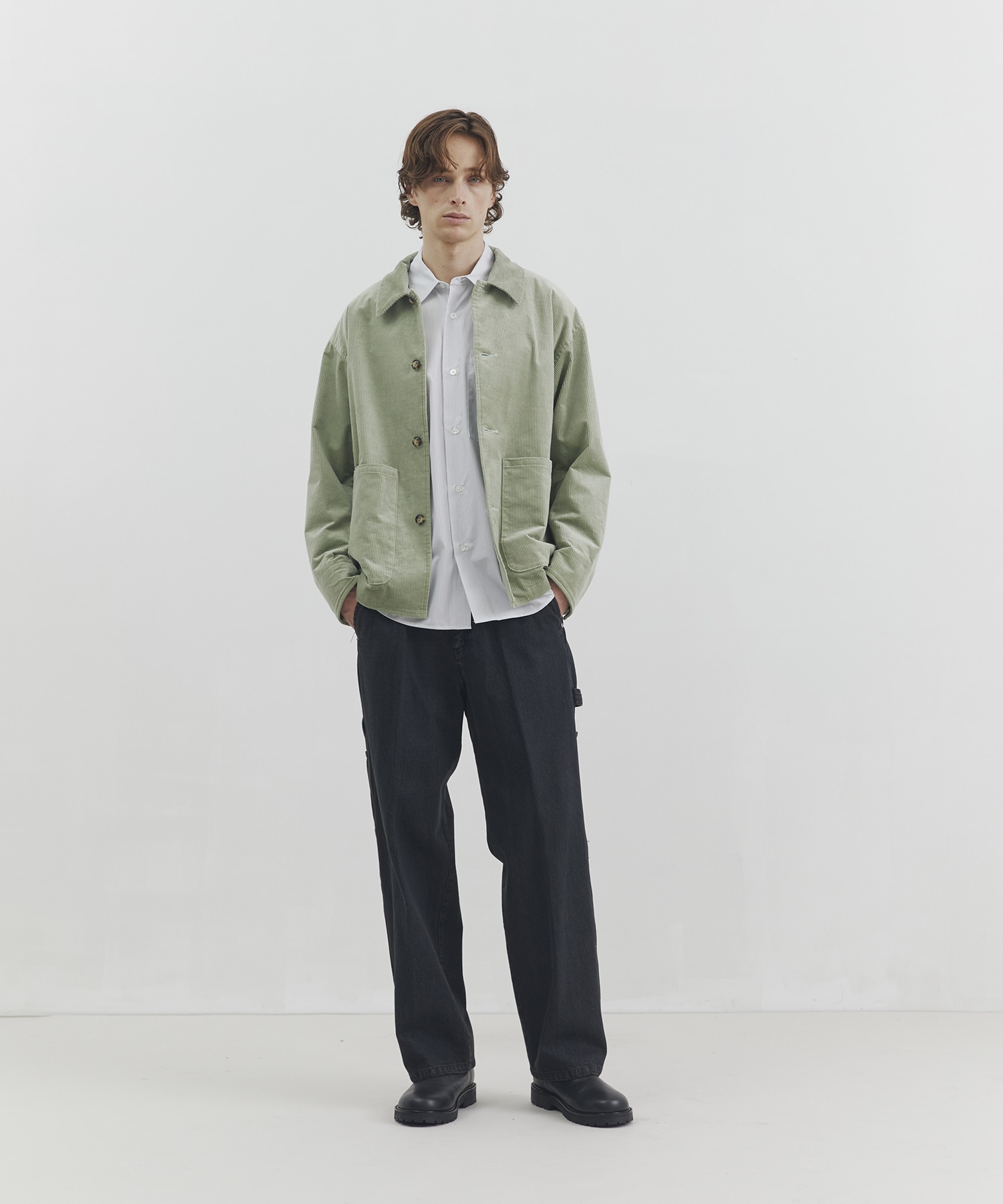 コーデュロイカバーオール