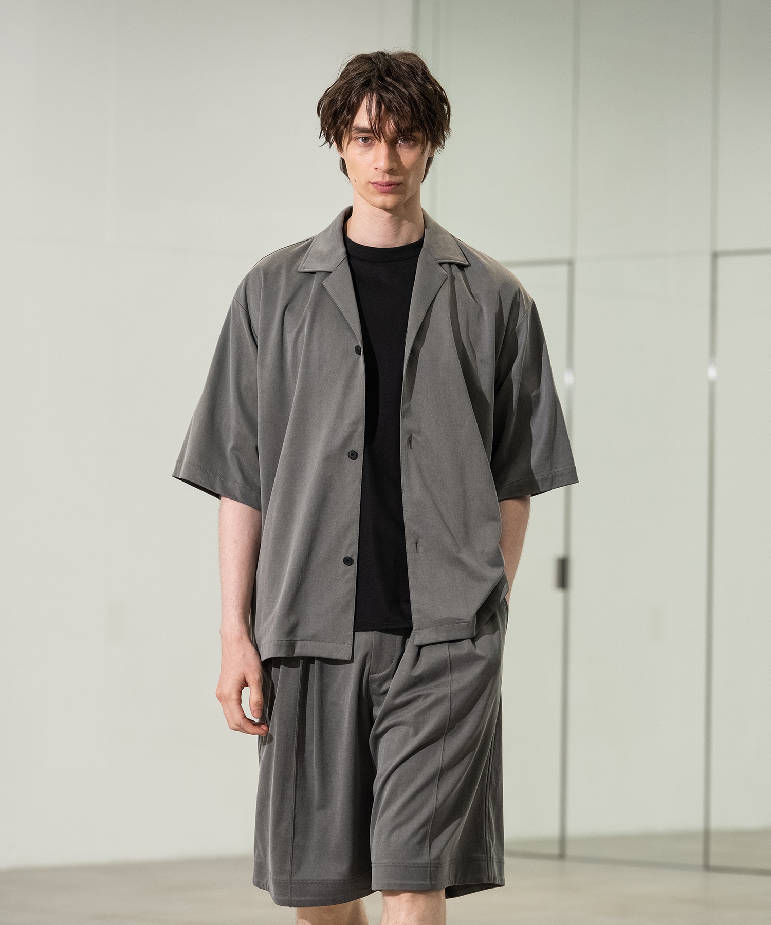 Urban cupro シャツジャケット