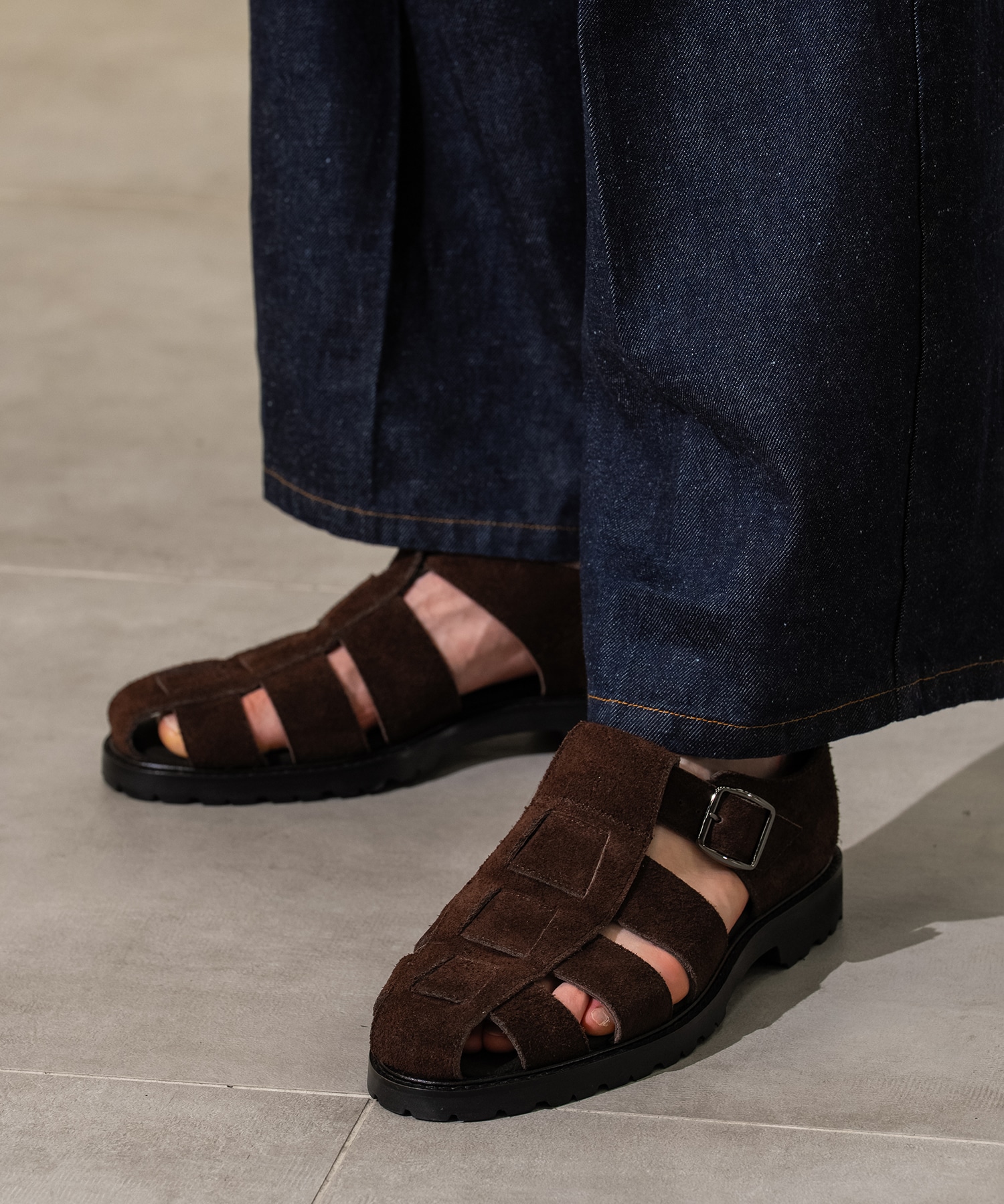 Vibramソール グルカサンダル