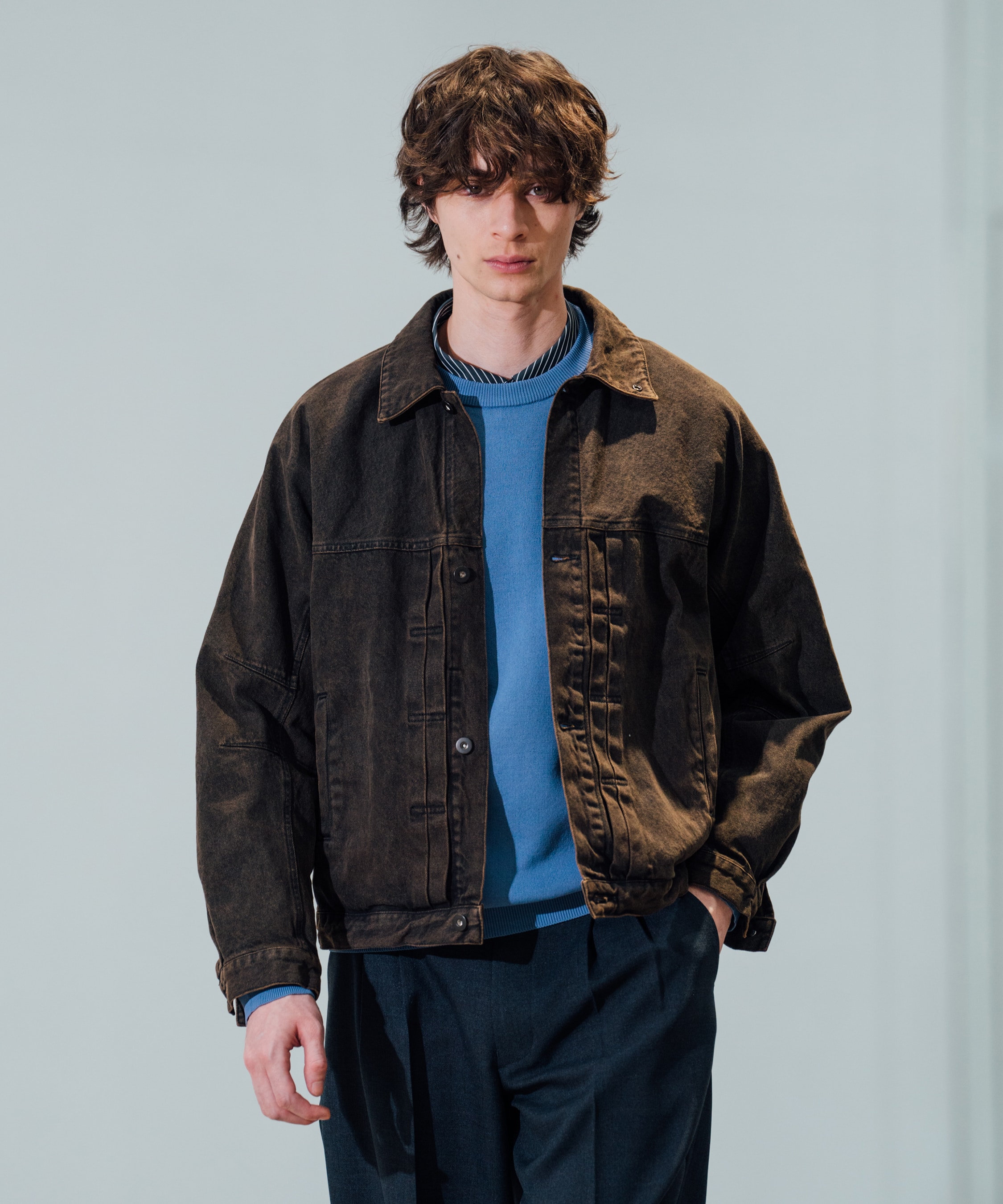 フェードデニムジャケット