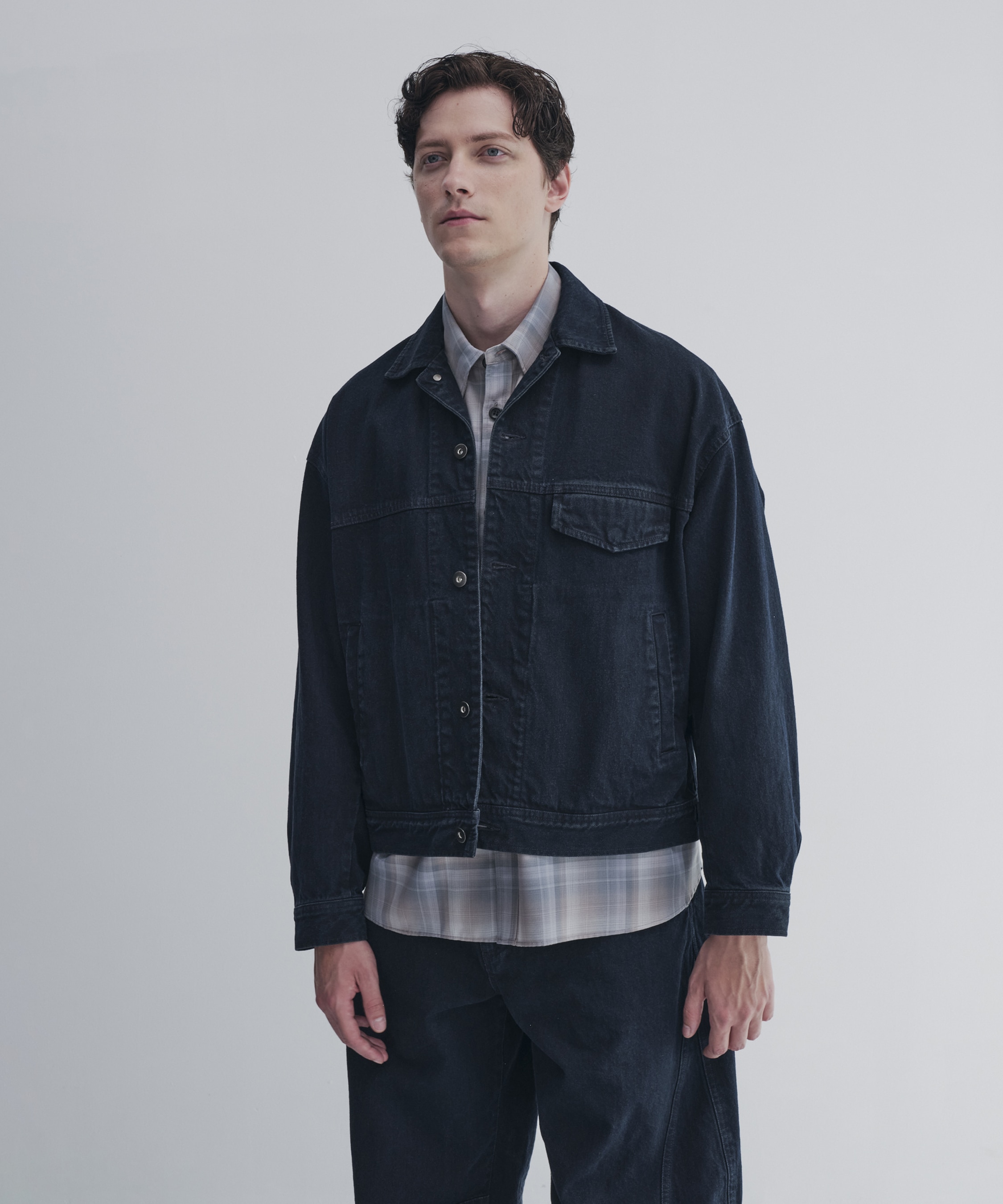 フェードデニムジャケット