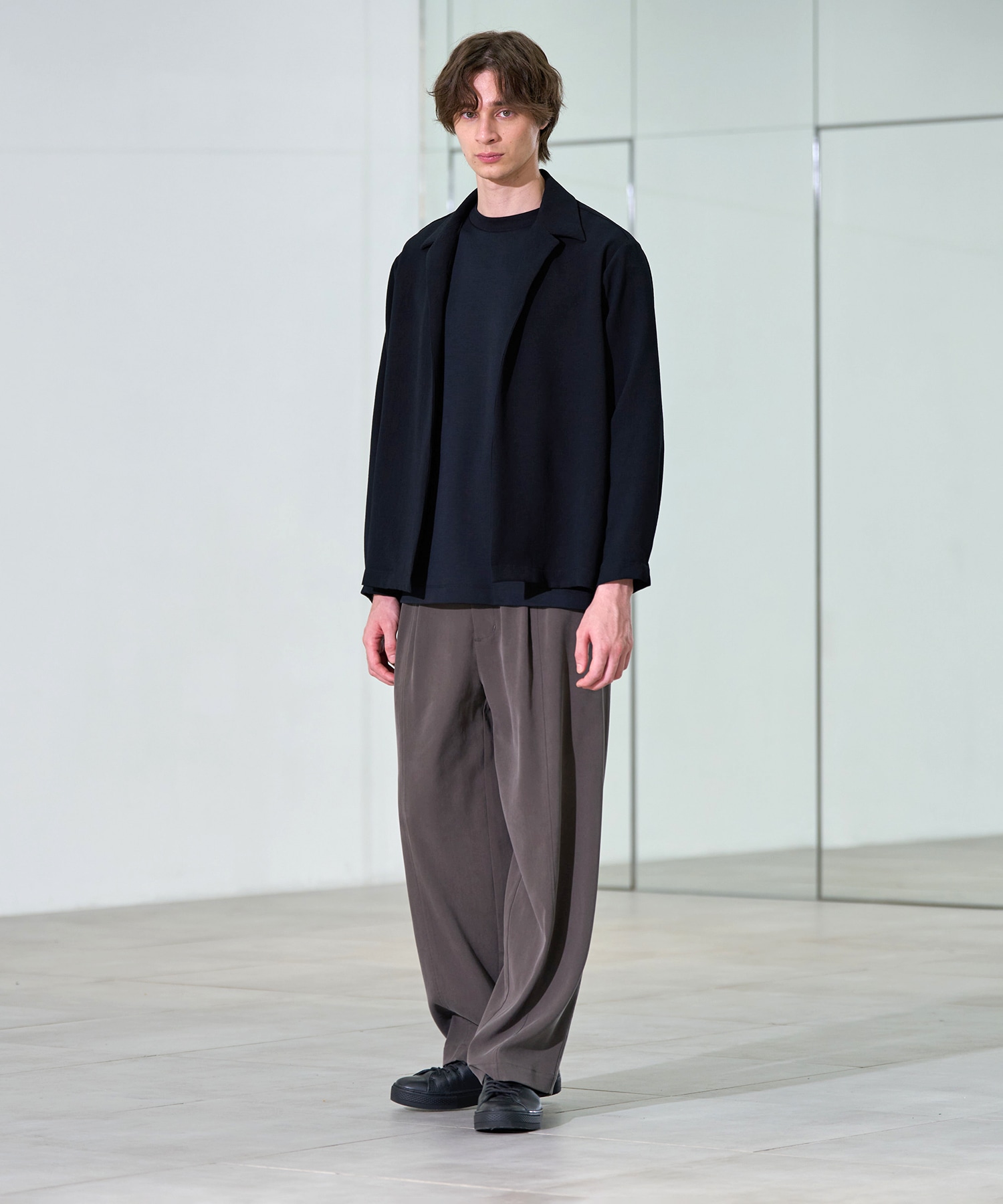 Multi-flex シャツカーディガン
