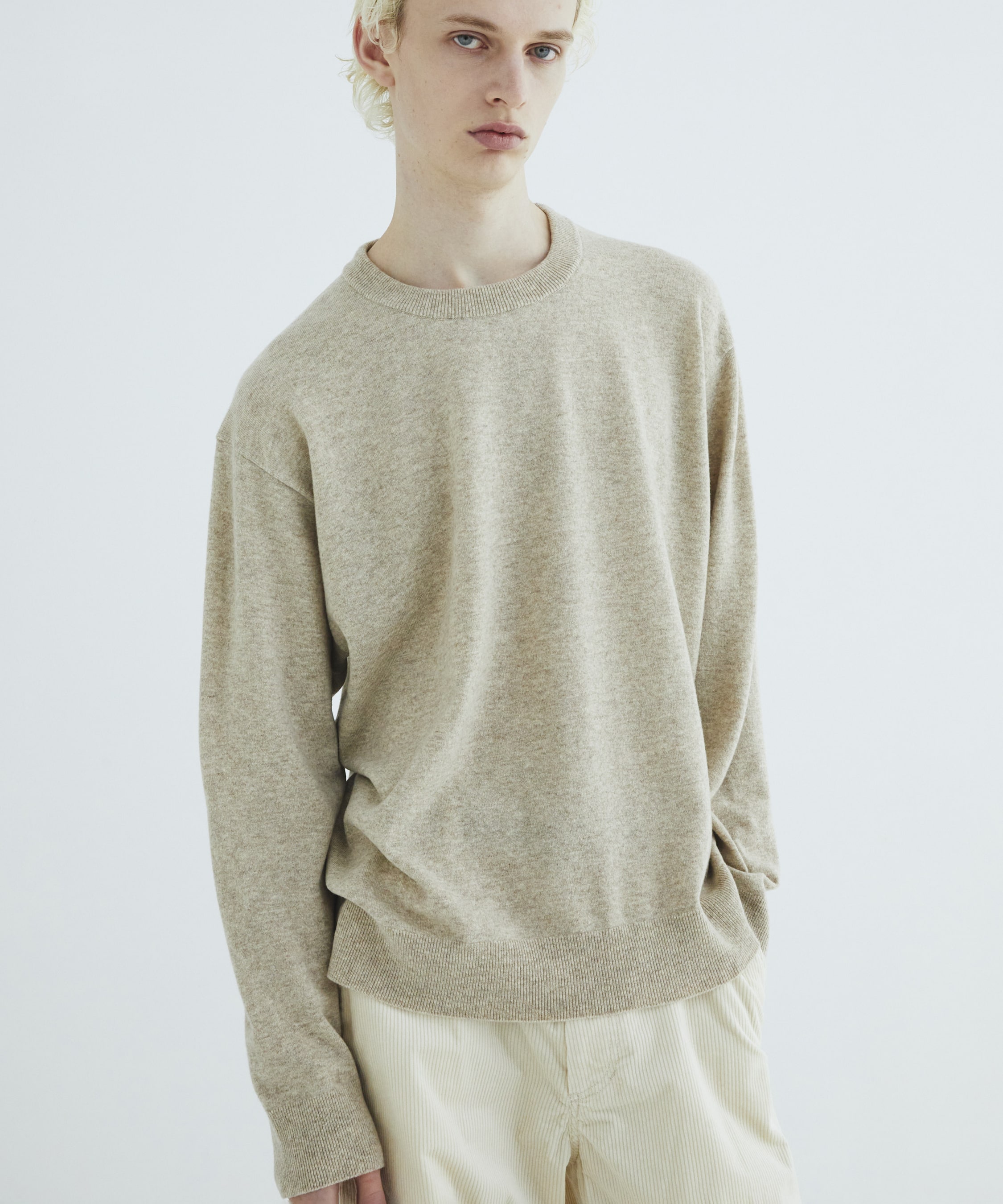 Ultra fine wool ニットプルオーバー