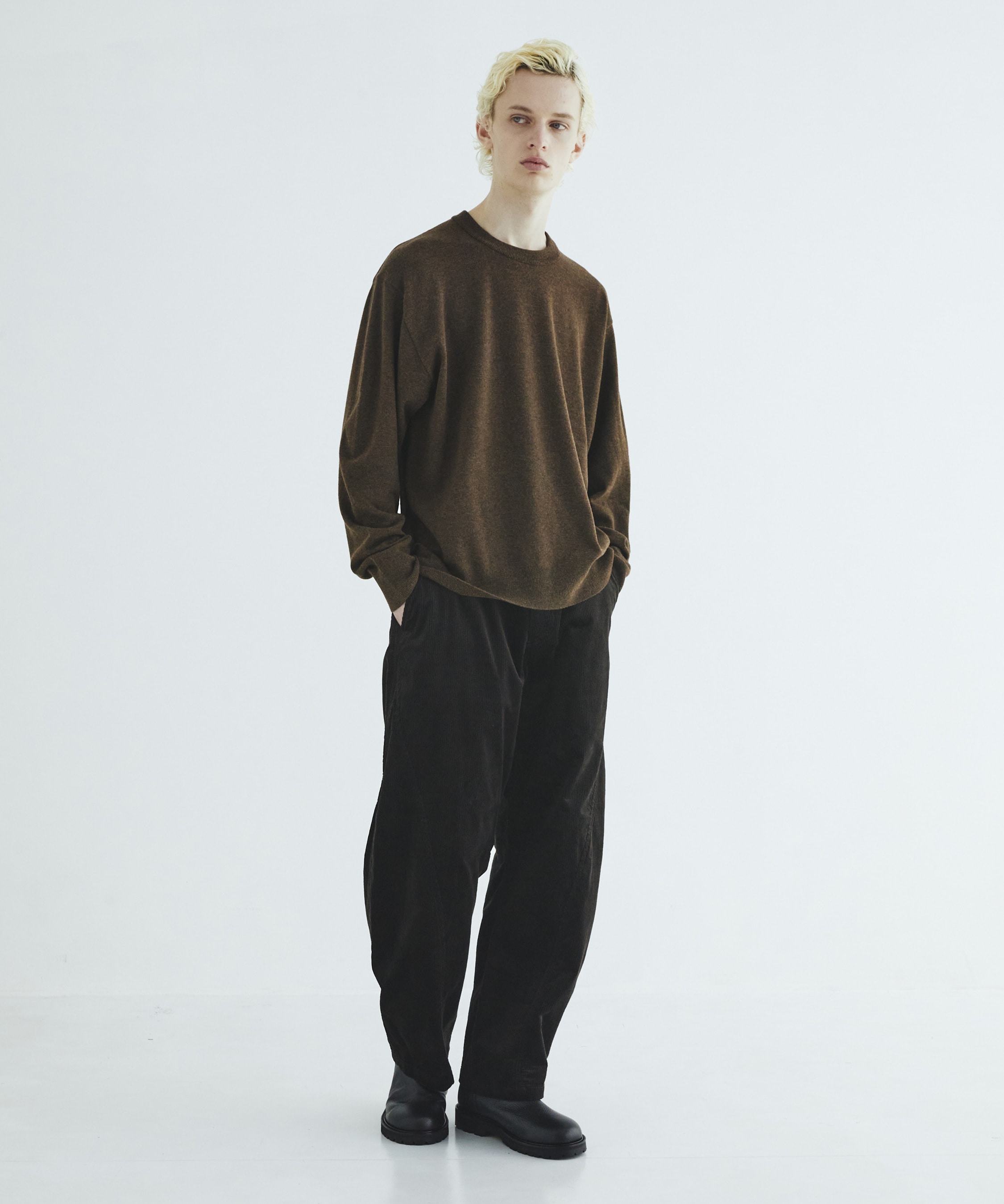 Ultra fine wool ニットプルオーバー