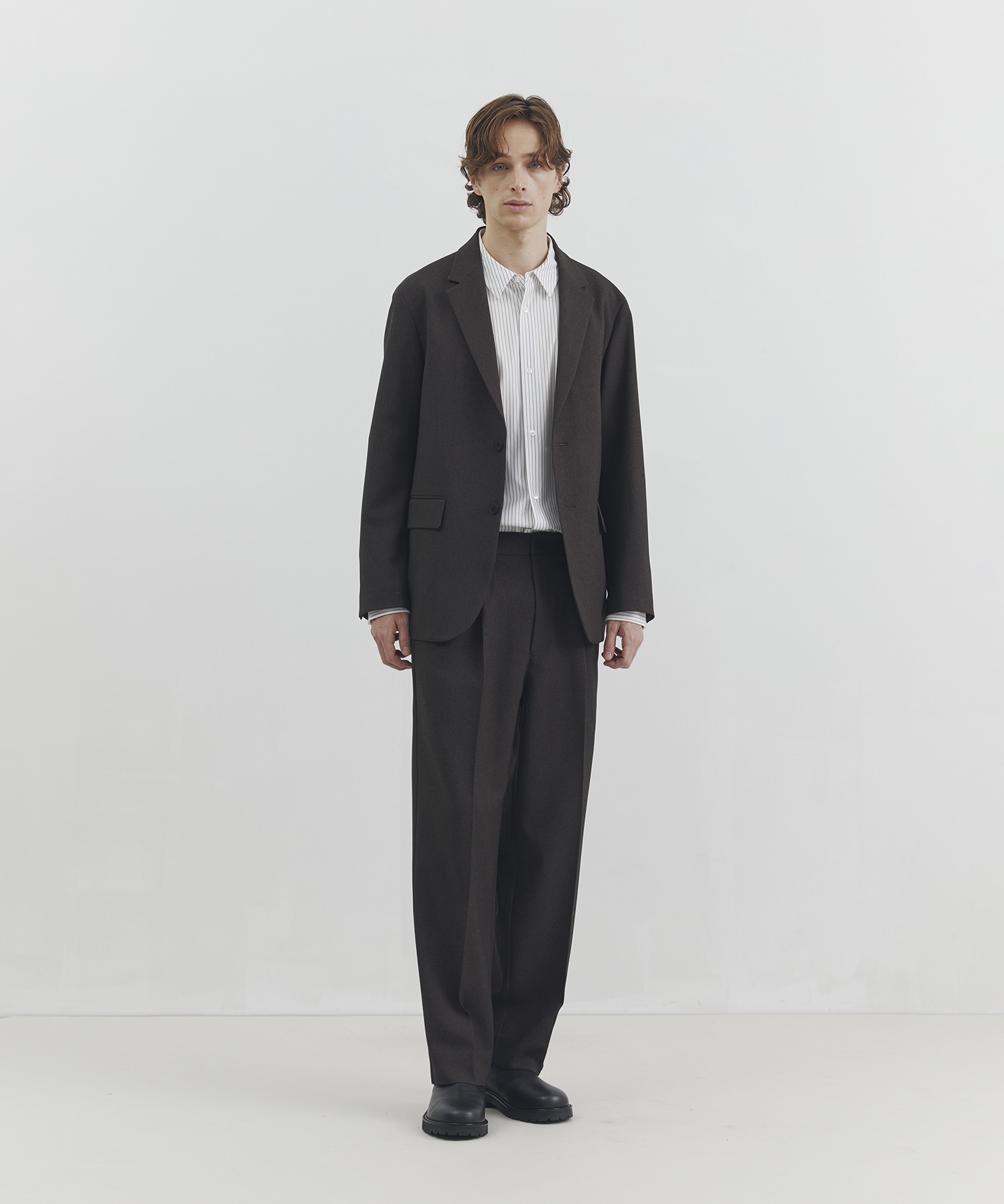 ツイードストレートスラックス