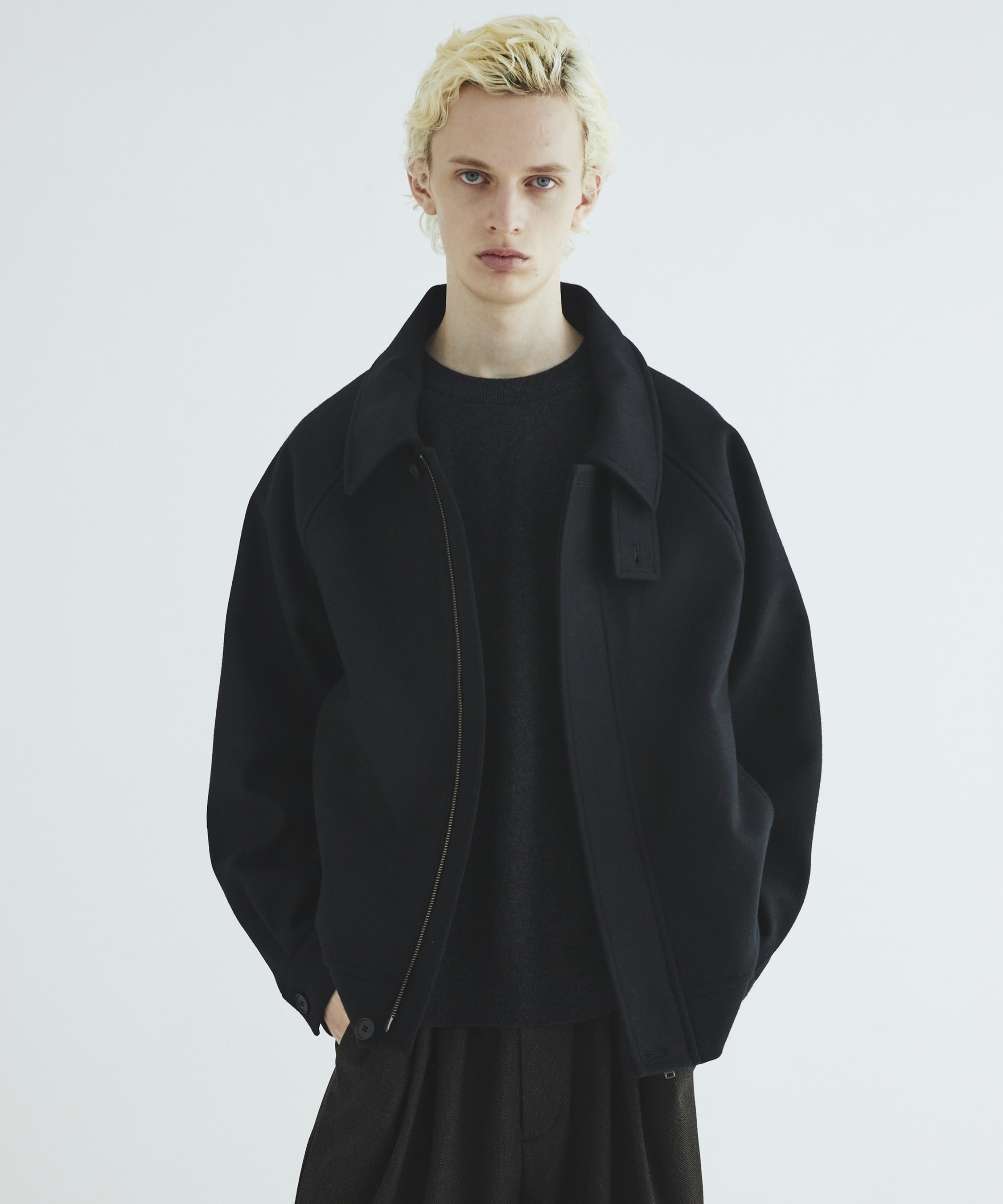 Premium meltonフライトジャケット