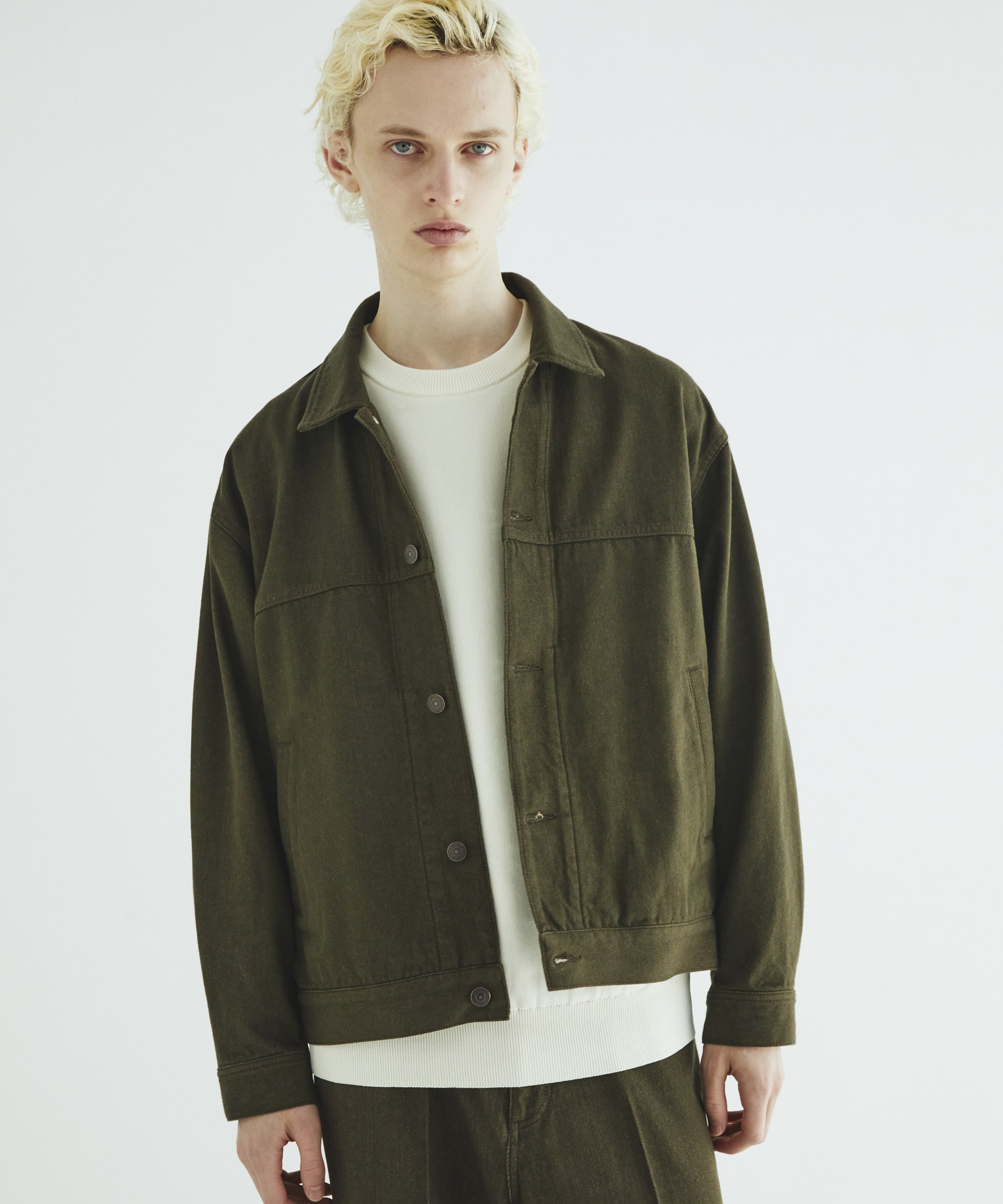 Cashmere denim ジャケット