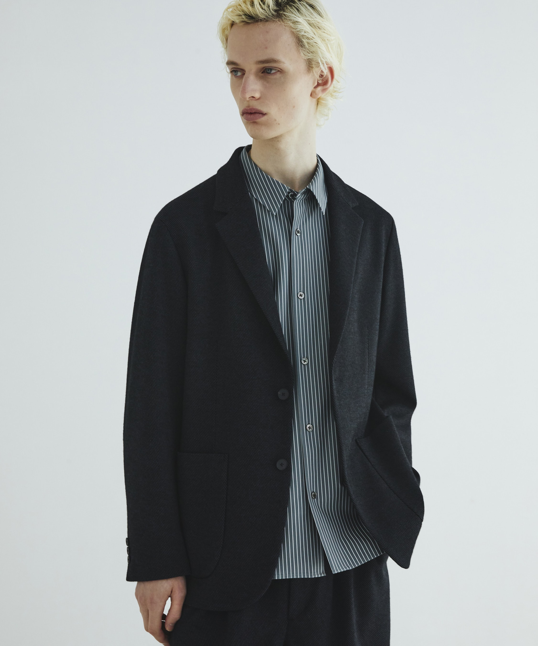 KANEMASA KNITウールネルJKT