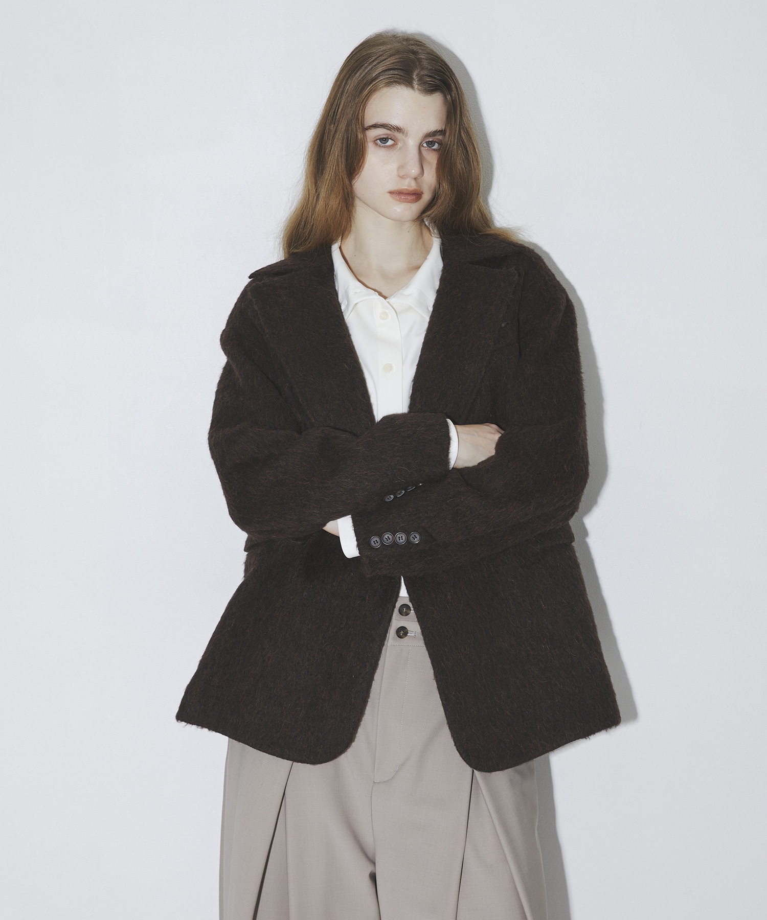 ミックスシャギージャコット