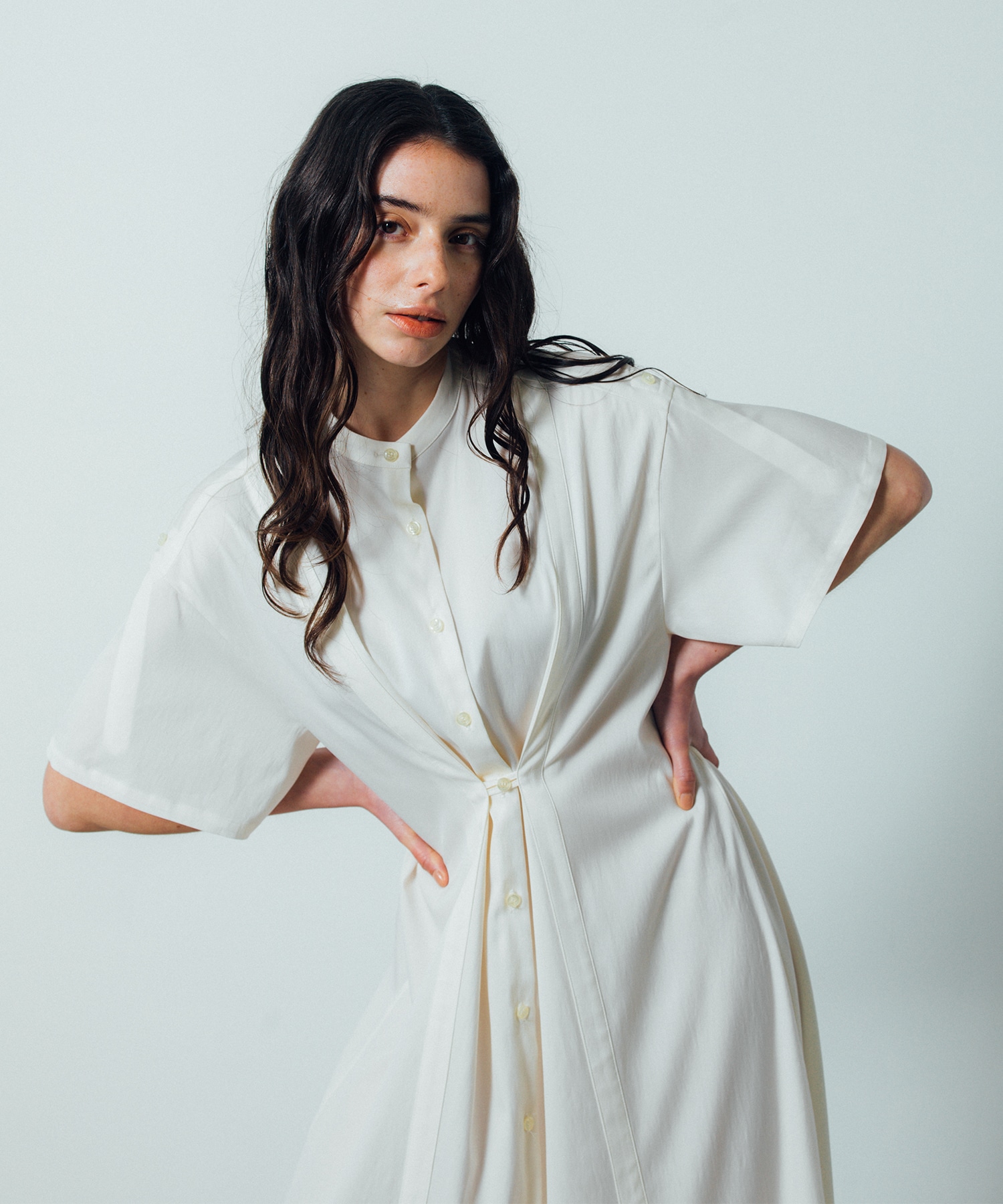 Back Tuck Arrangement Dress