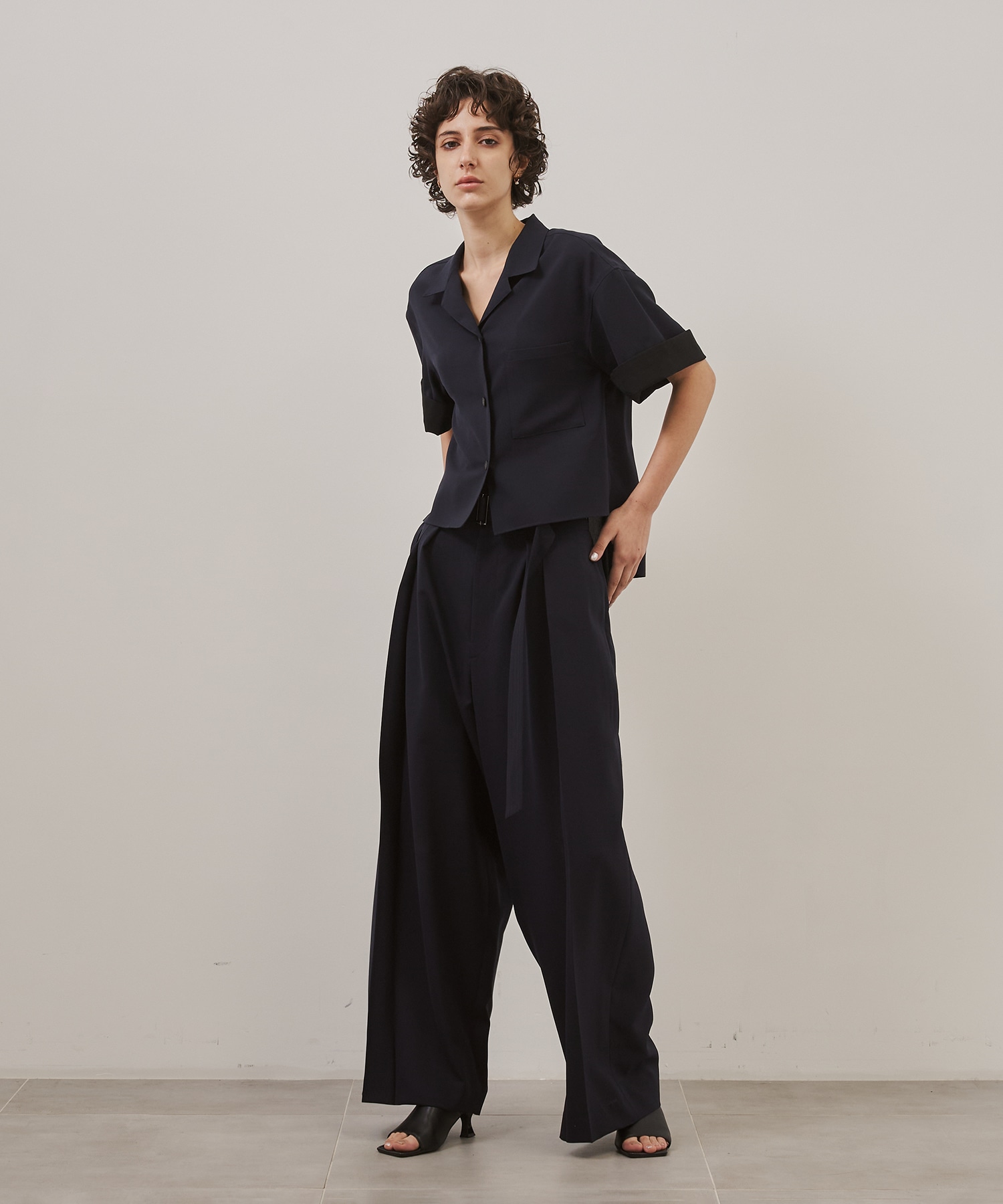 Belt Tuck Pants