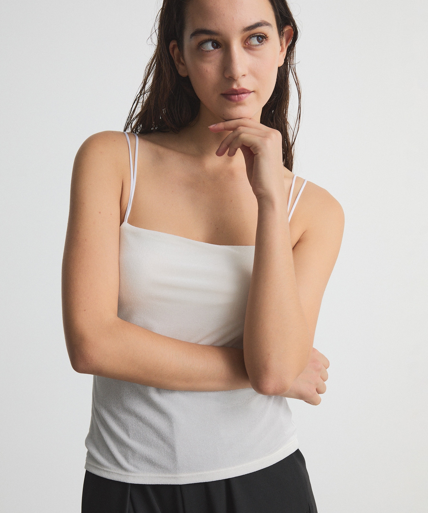 Sheer Velour Camisole
