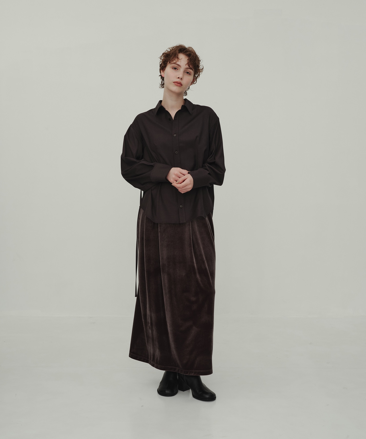 Slit Belt Shirt