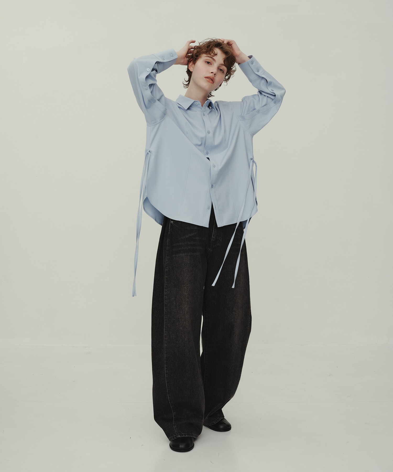 Slit Belt Shirt