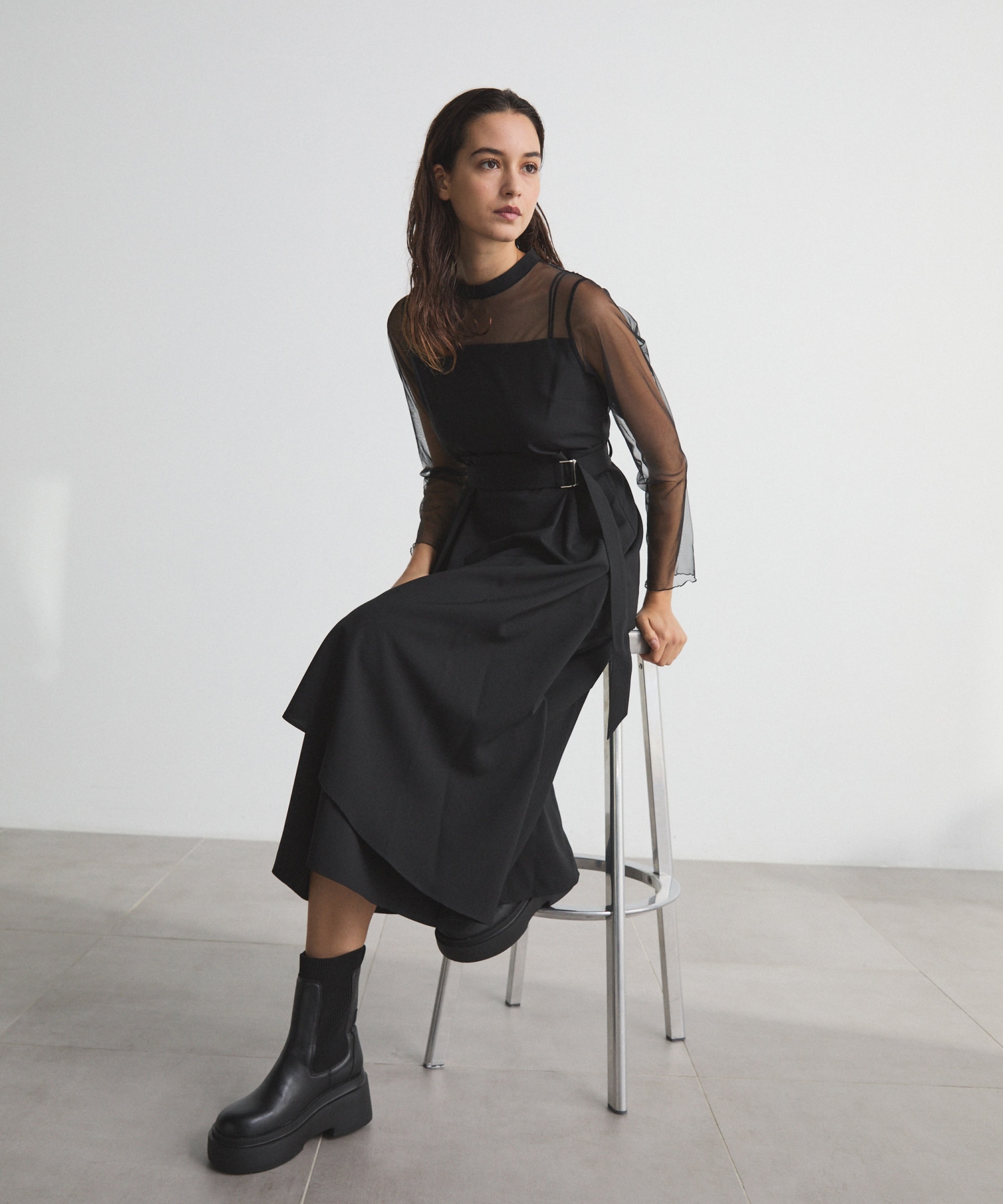 Sheer Docking Dress