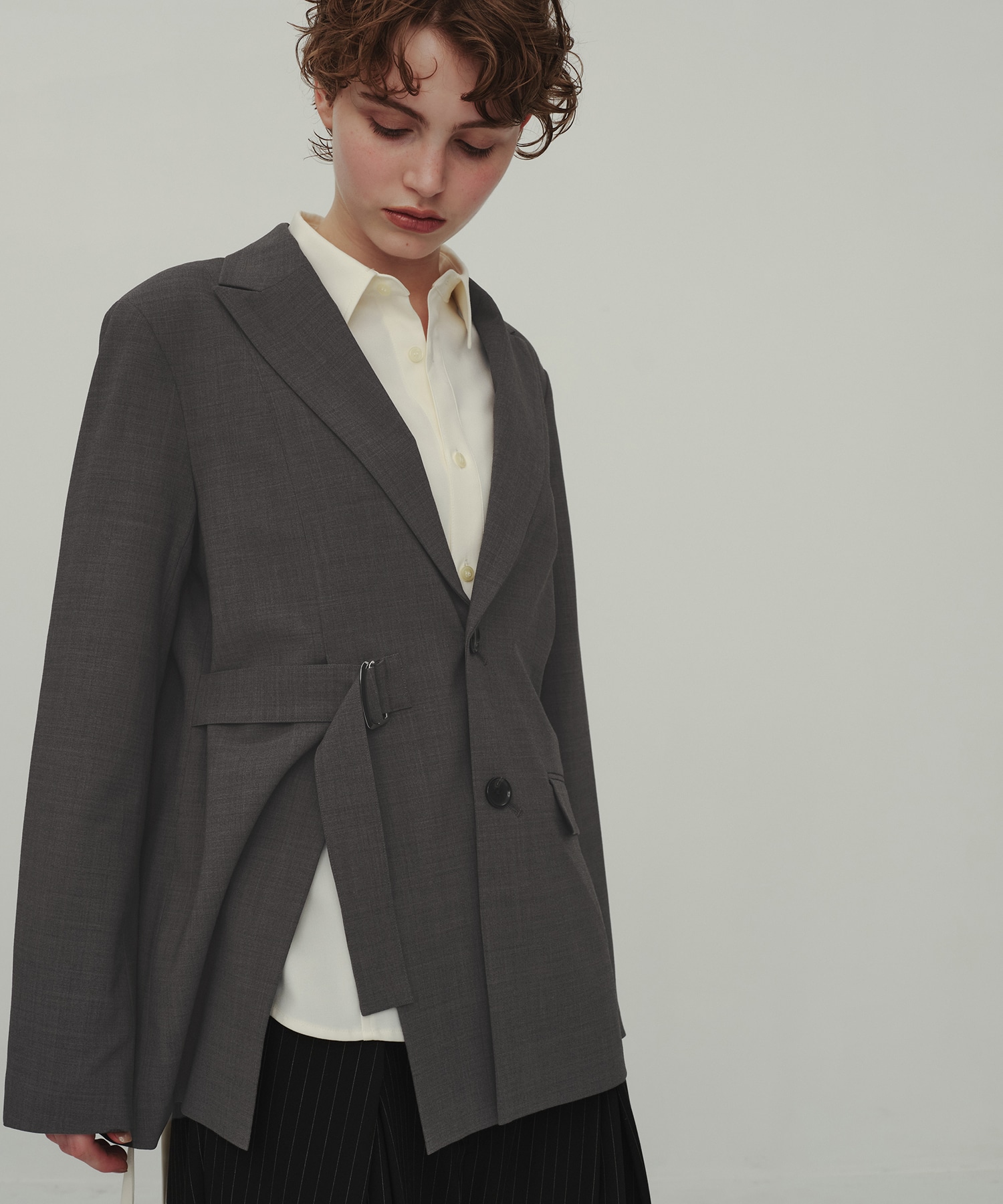 Belted Tailored Jacket