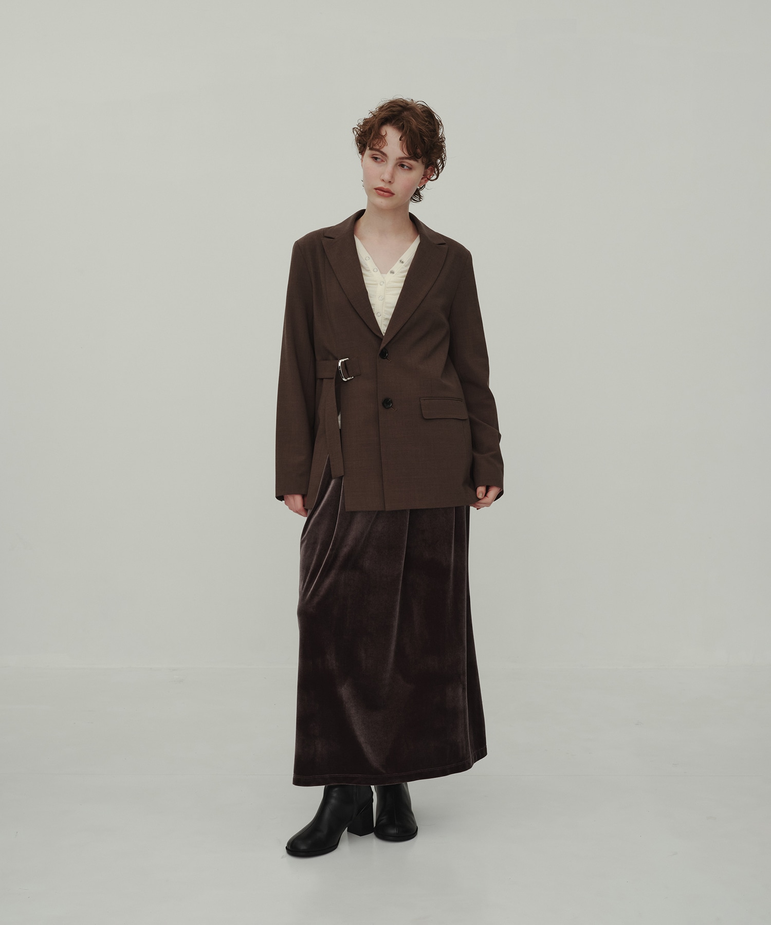 Belted Tailored Jacket