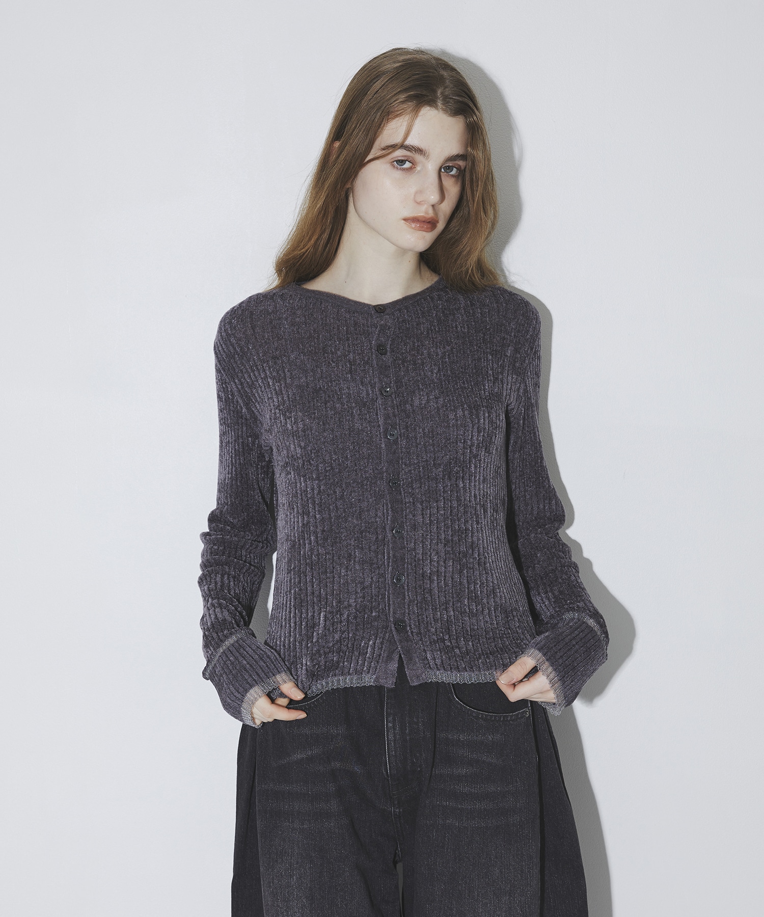 Chenille Knit Cardigan