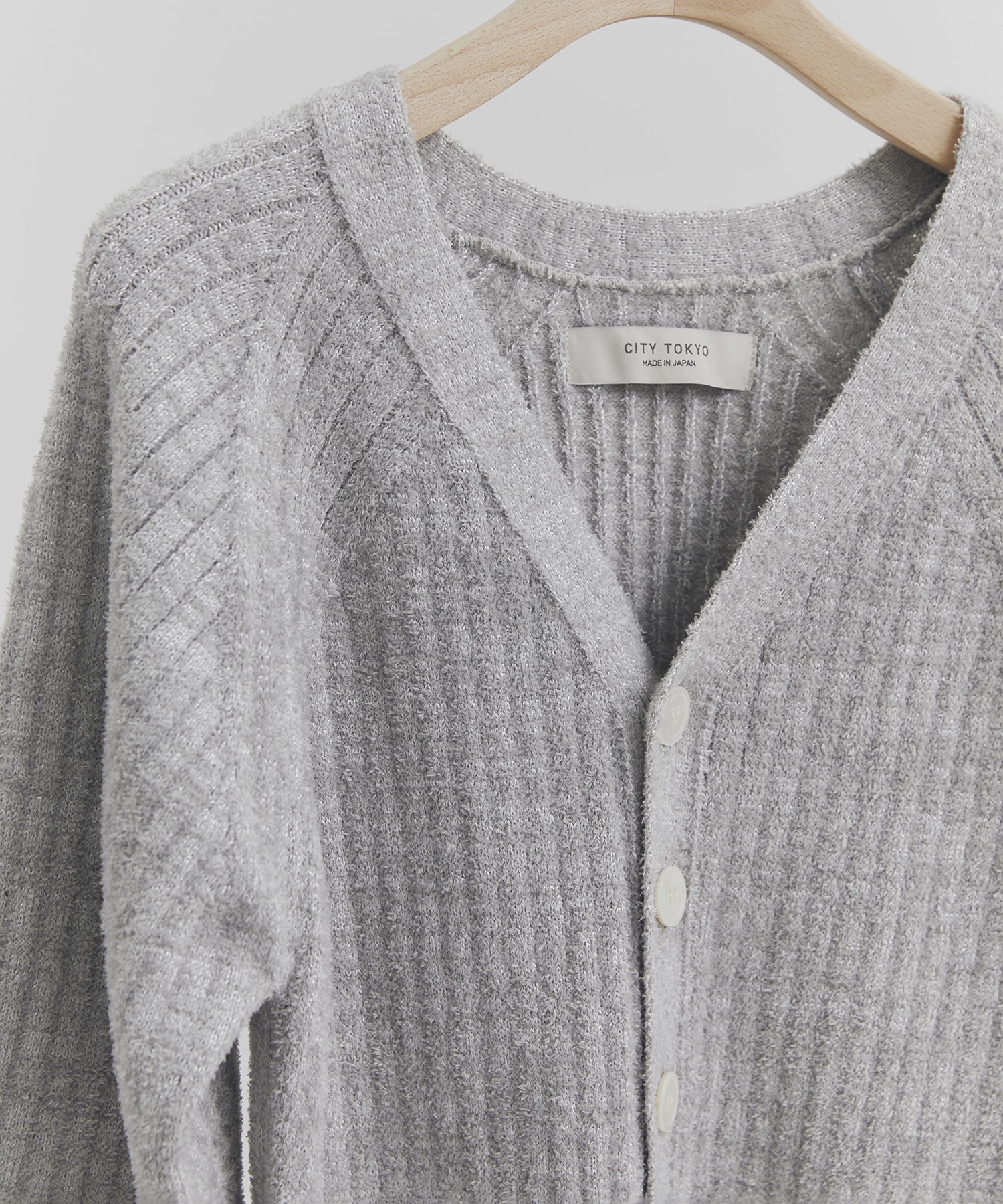 Structured Vneck Cardigan