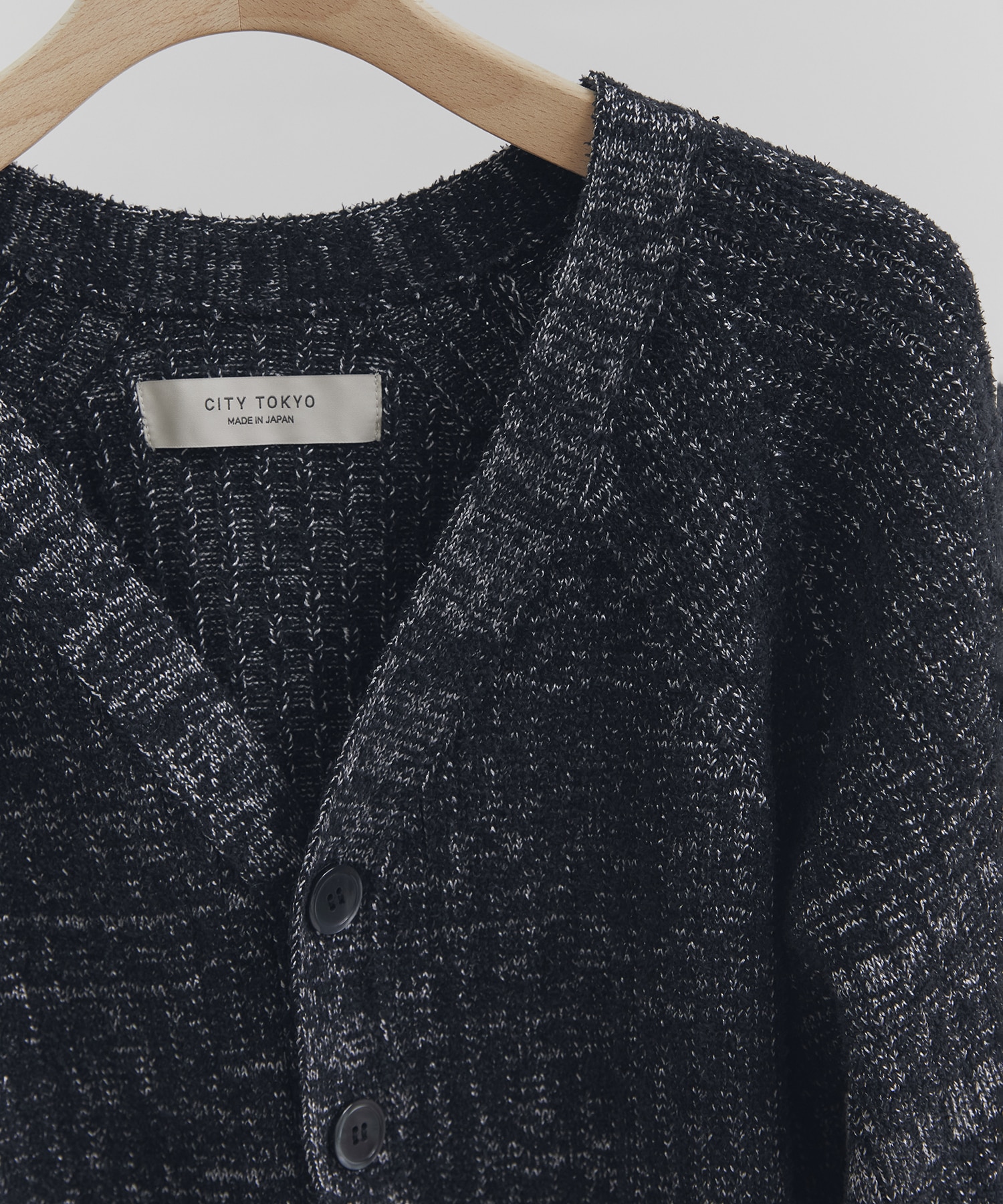 Structured Vneck Cardigan