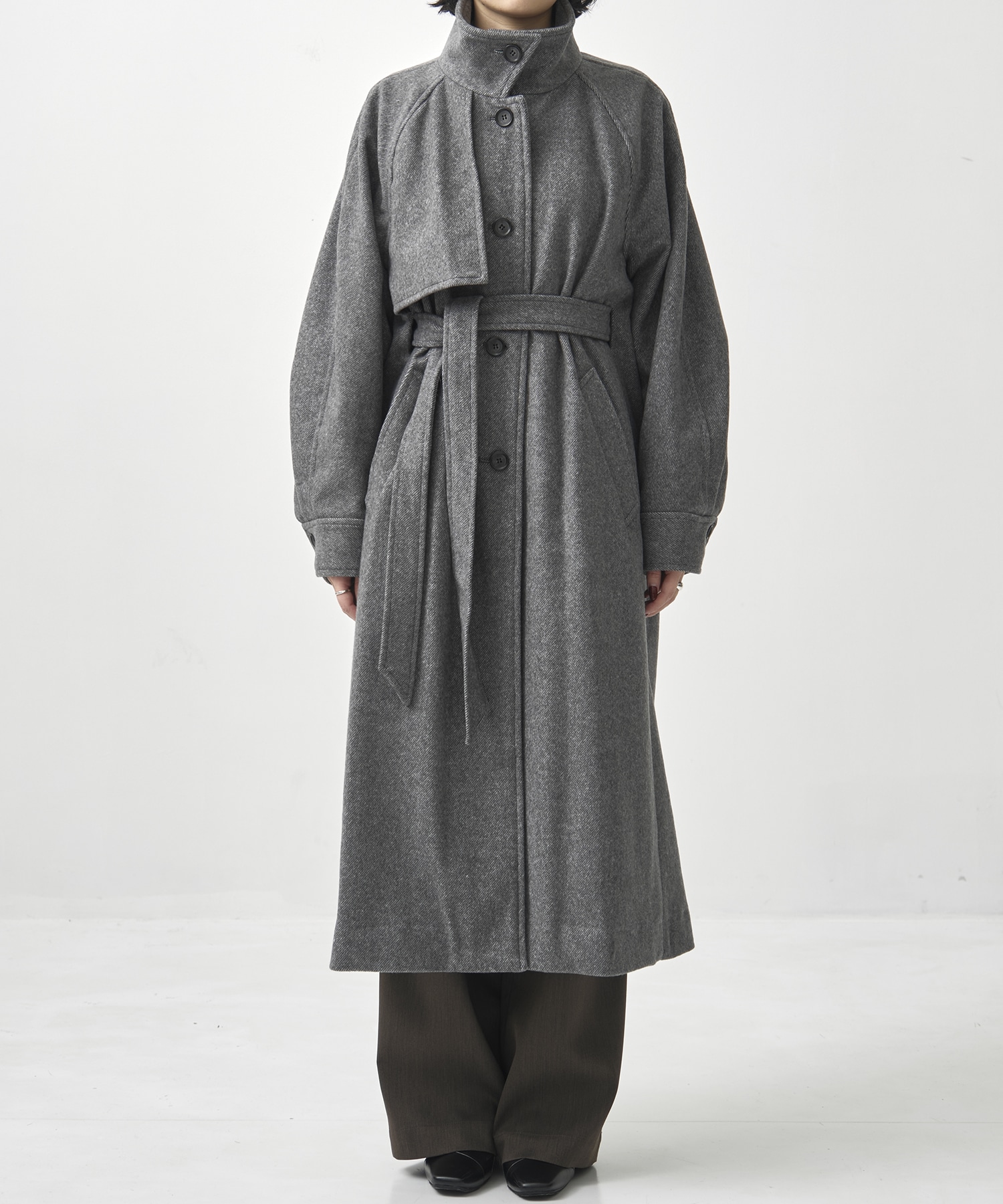 StandCollar Wool Coat