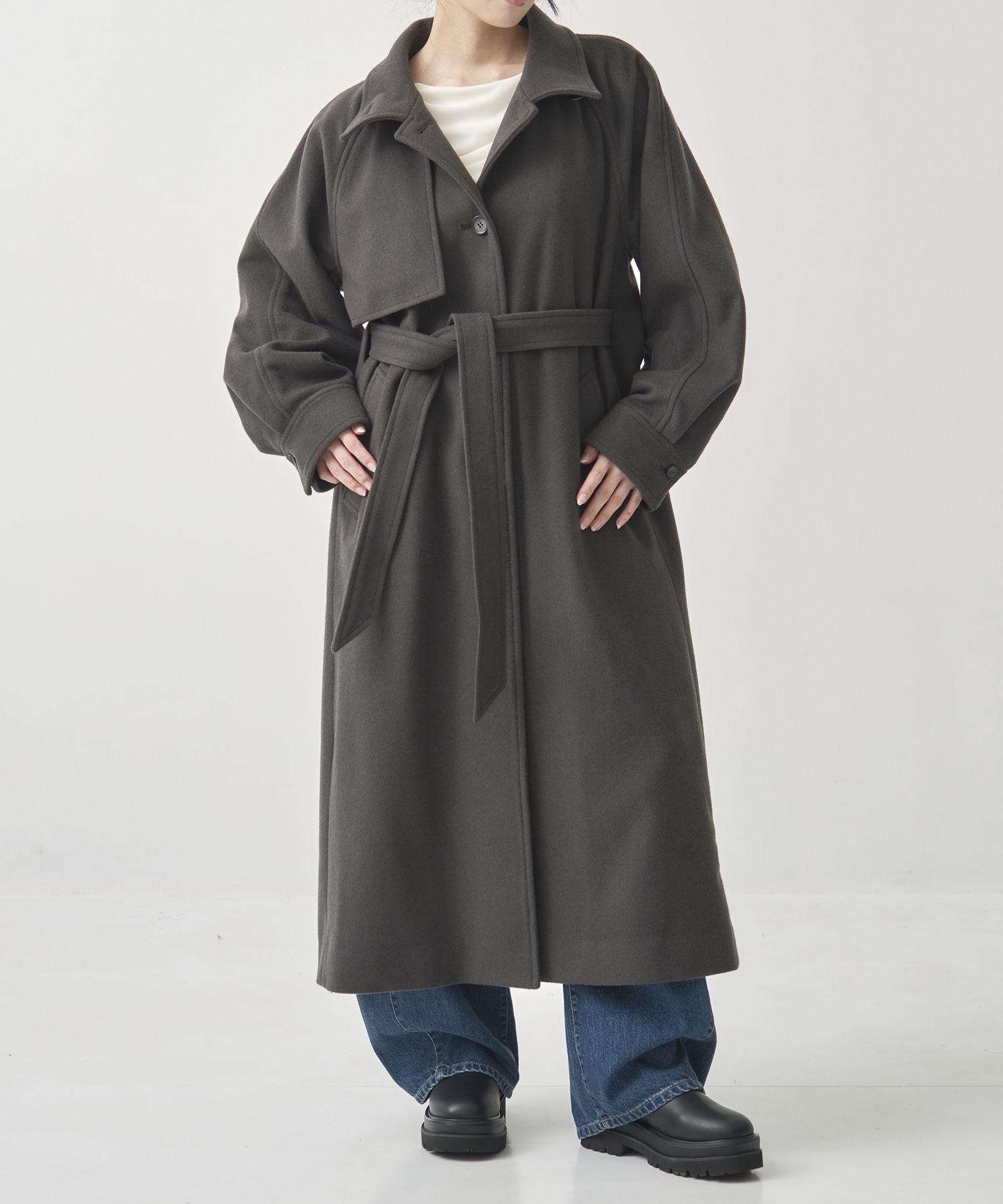 StandCollar Wool Coat