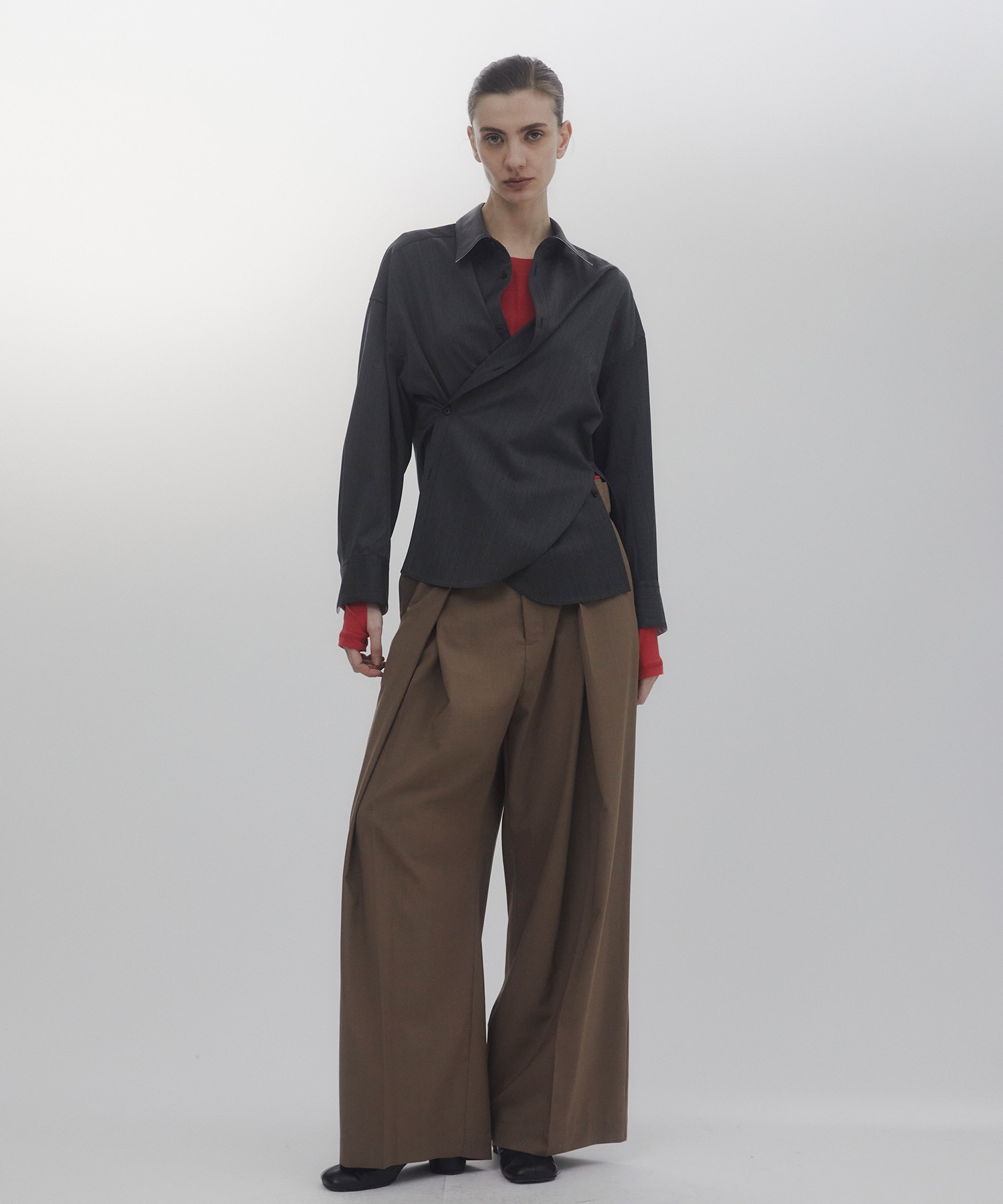 Super140s 2way Shape Shirt