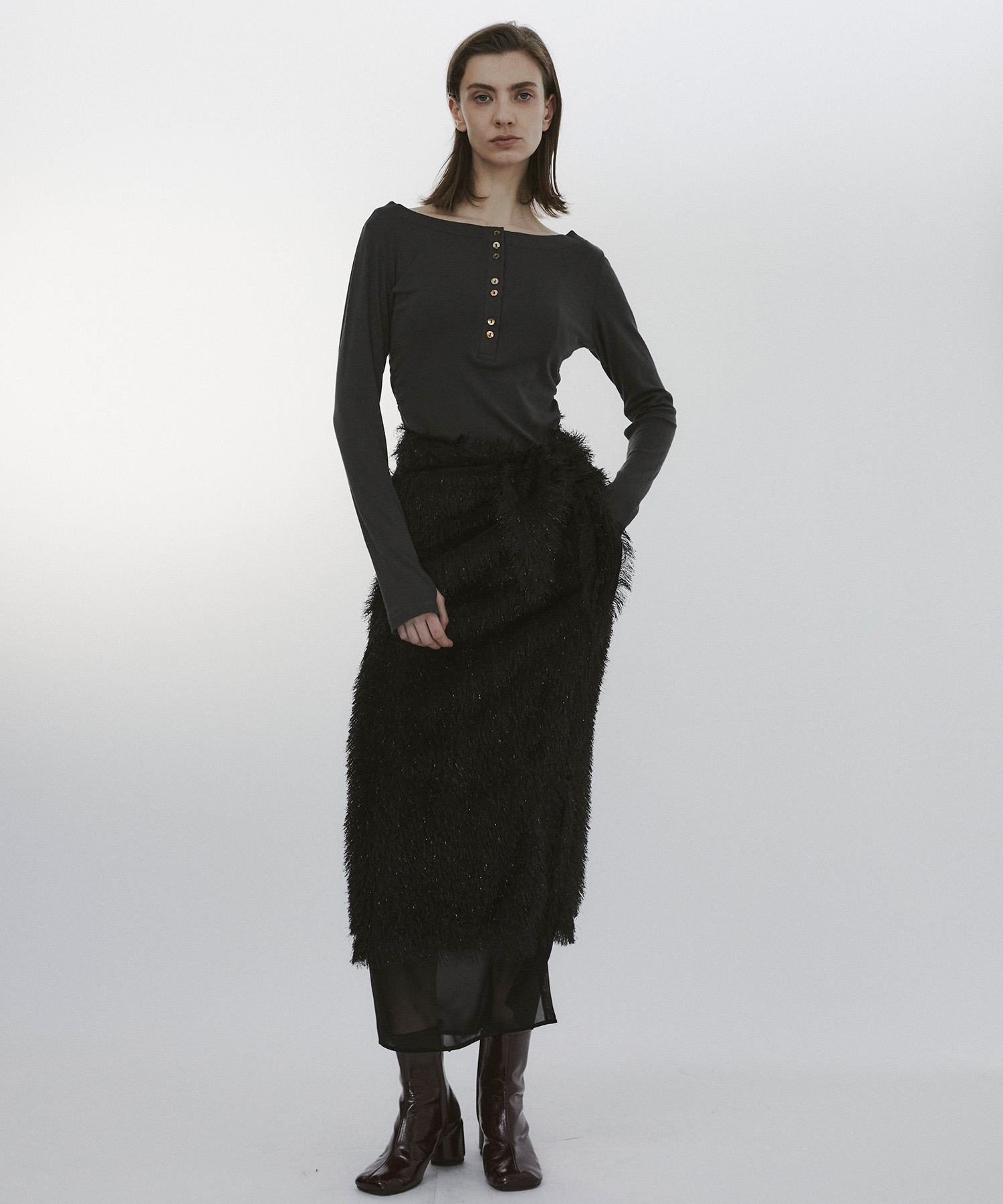 Scarf Wrapped Fringe SK