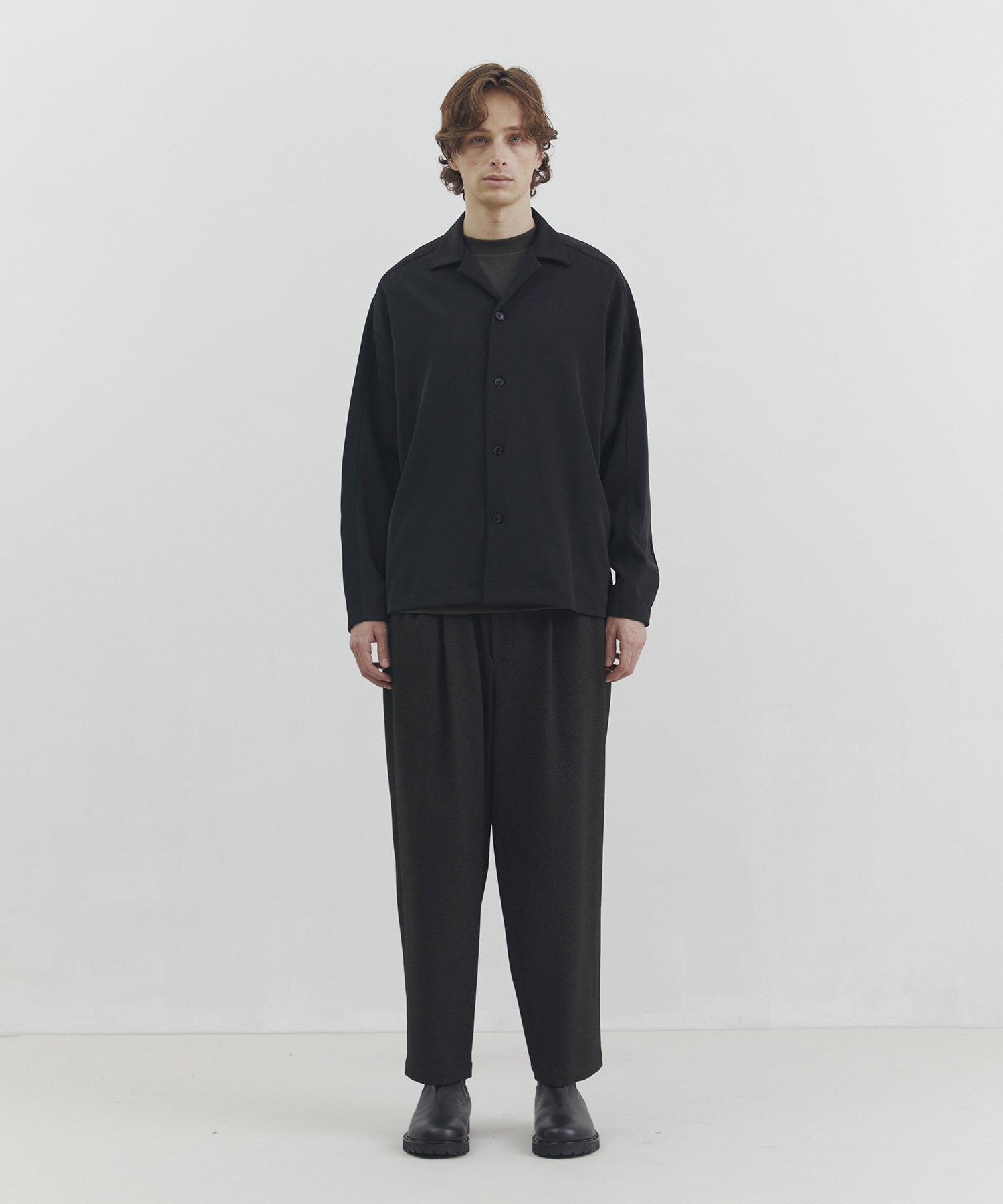 High Count Twillシャツカーディガン