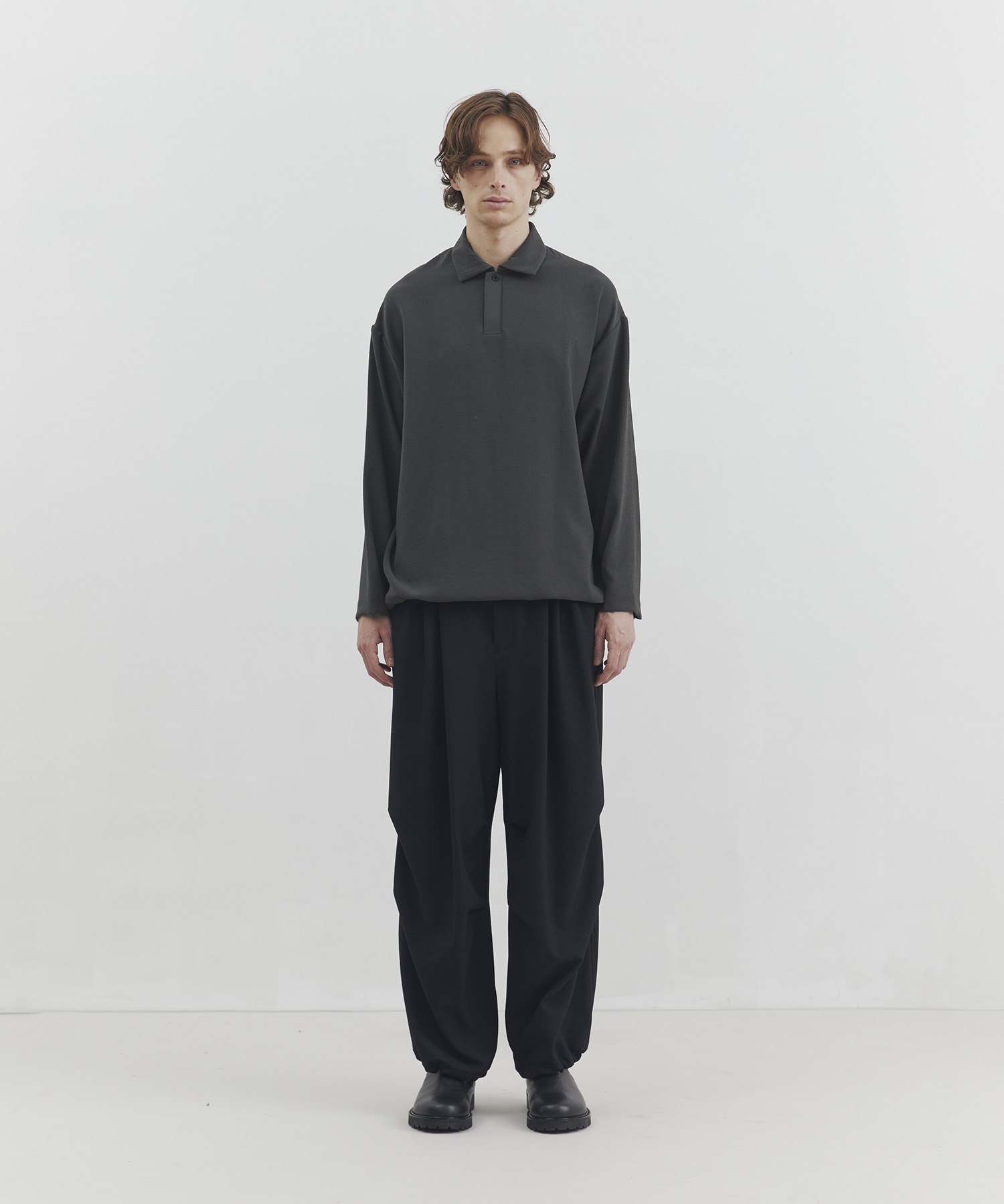 Multi-flex スキッパーポロシャツ