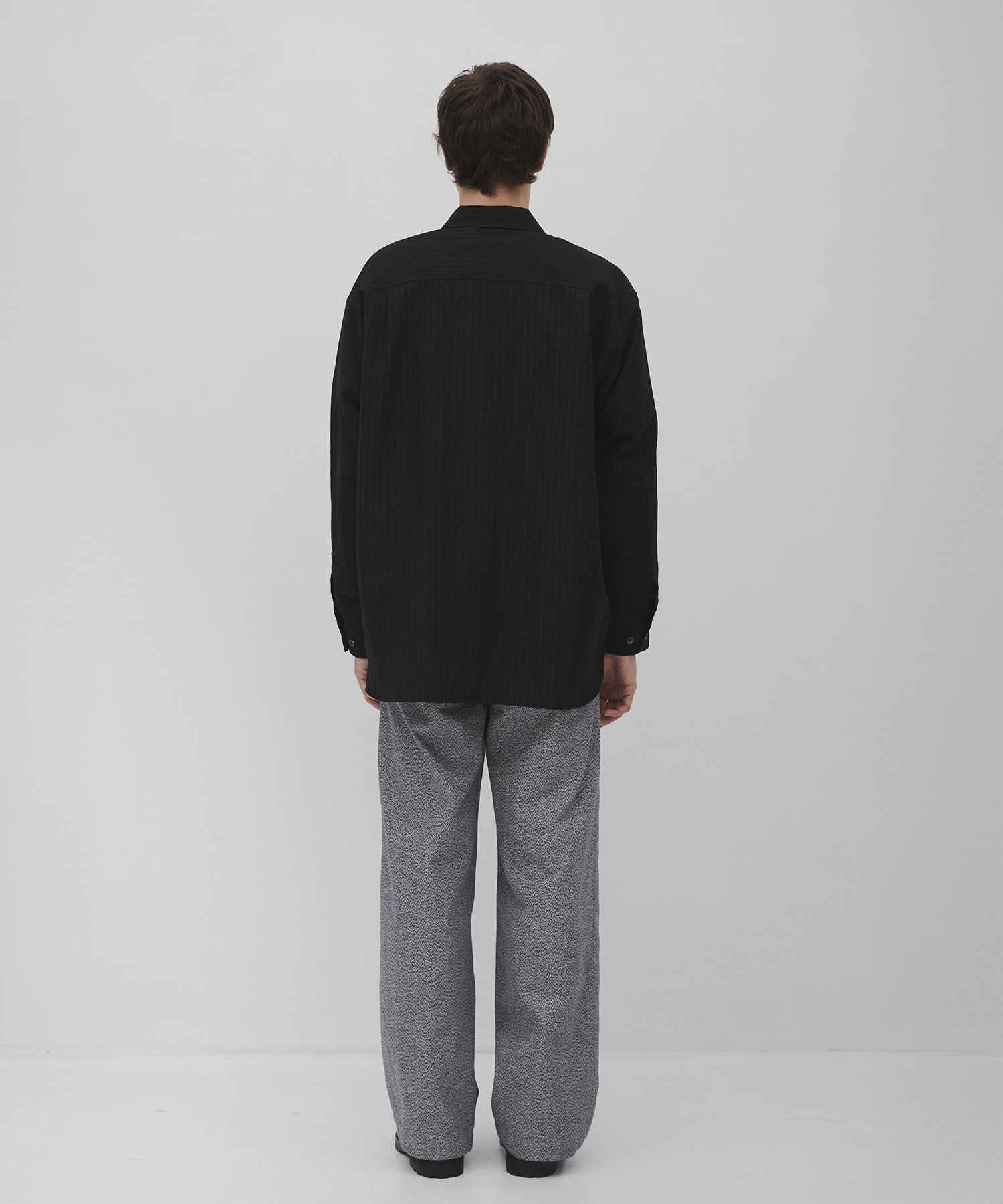 ウールリネンウェザーリラックスシャツ