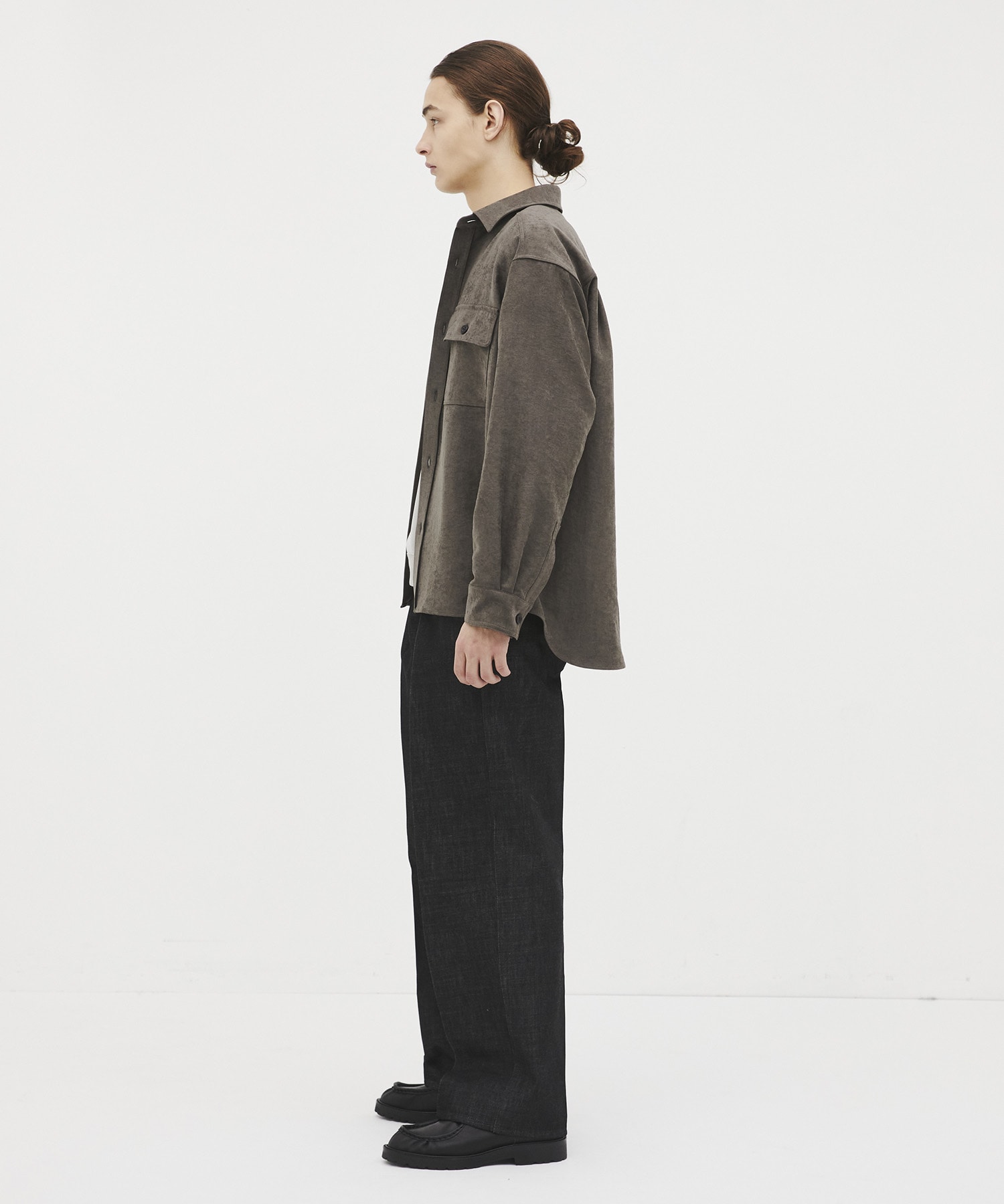 Split suede シャツジャケット